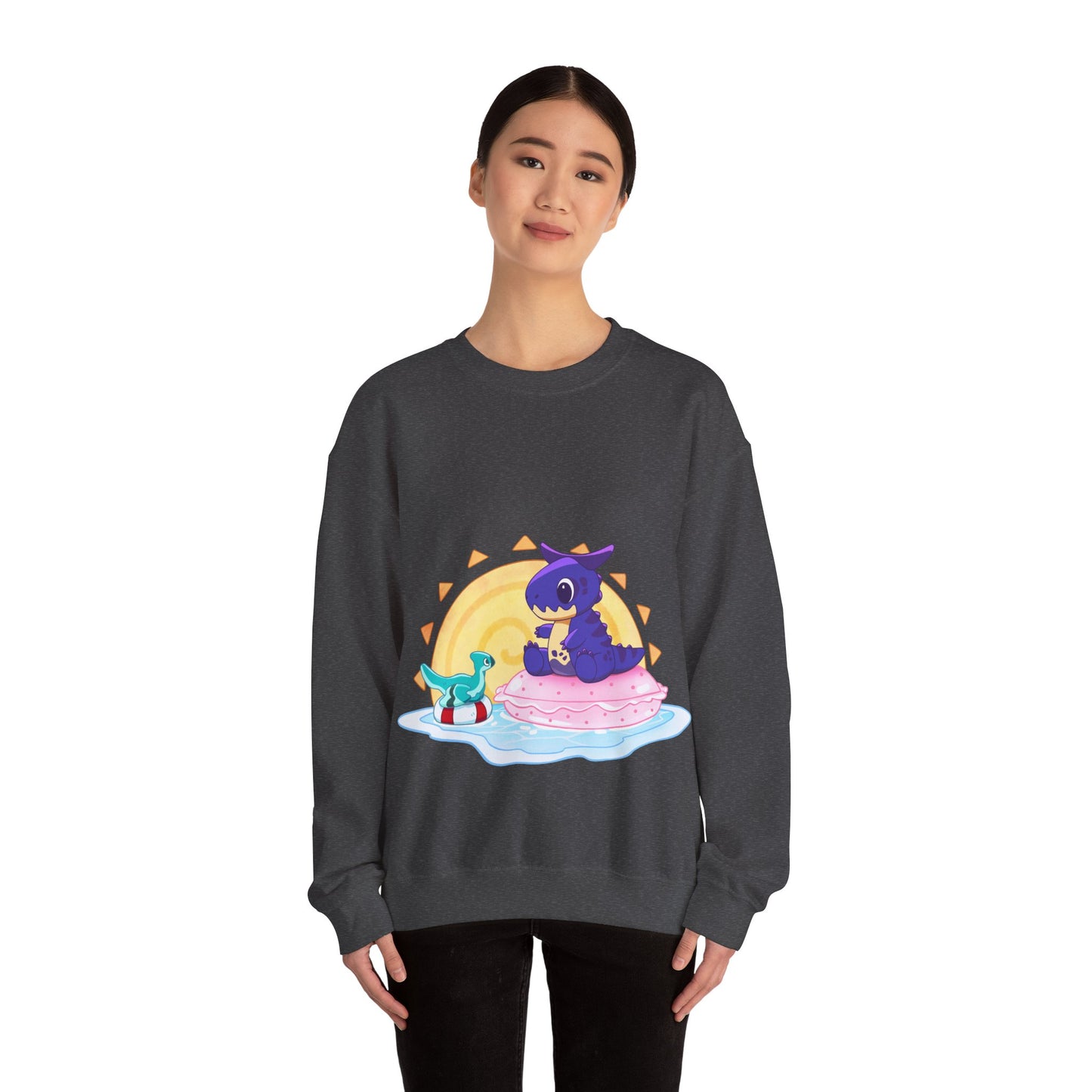 Limited Edition Carnotaurus with Archaeopteryx Sidekick Plushie Concept Art - Sweatshirt (AUS EDITION)