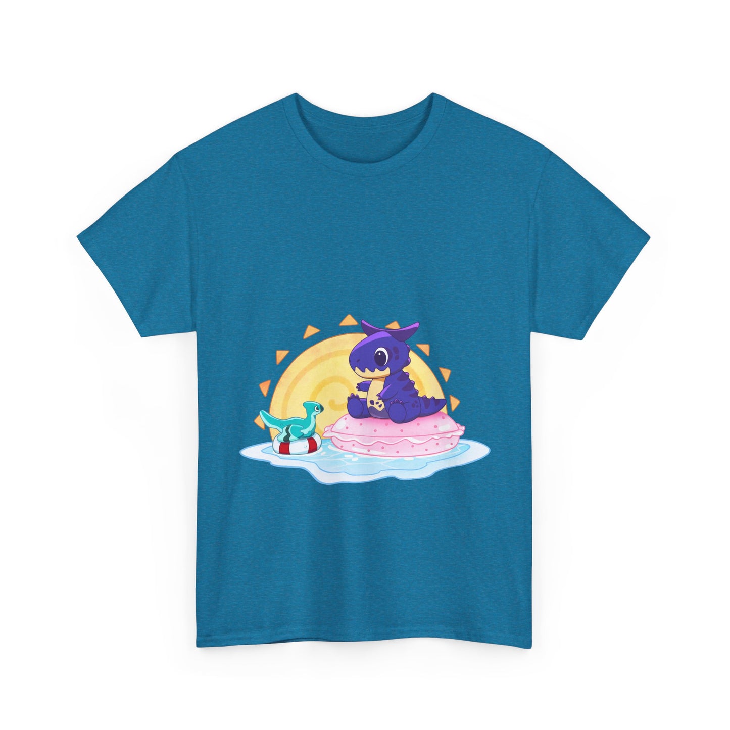 Limited Edition Carnotaurus with Archaeopteryx Sidekick Plushie Concept Art - T-Shirt (AUS EDITION)