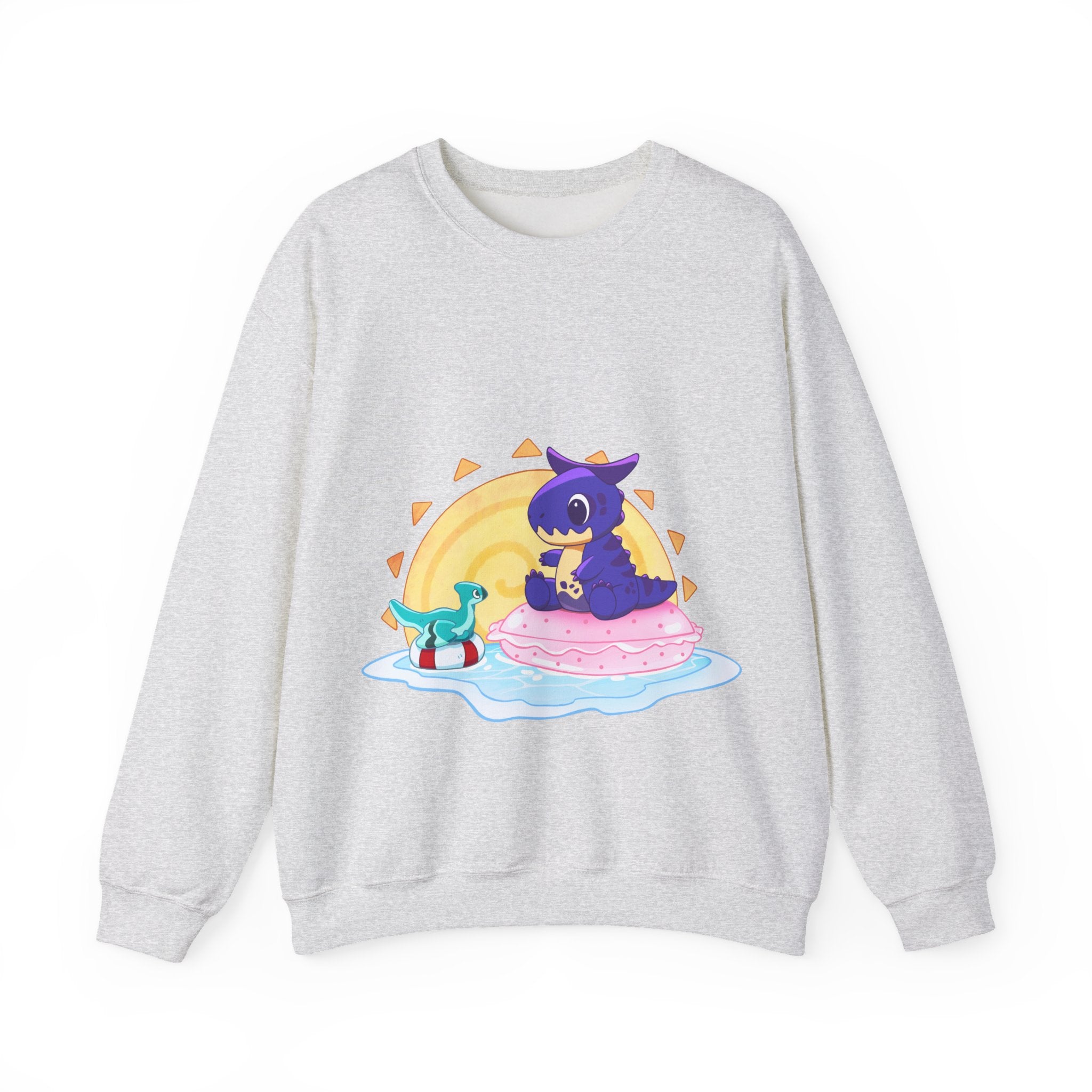 Limited Edition Carnotaurus with Archaeopteryx Sidekick Plushie Concept Art - Sweatshirt (UK, USA, EU, CAN EDITION)