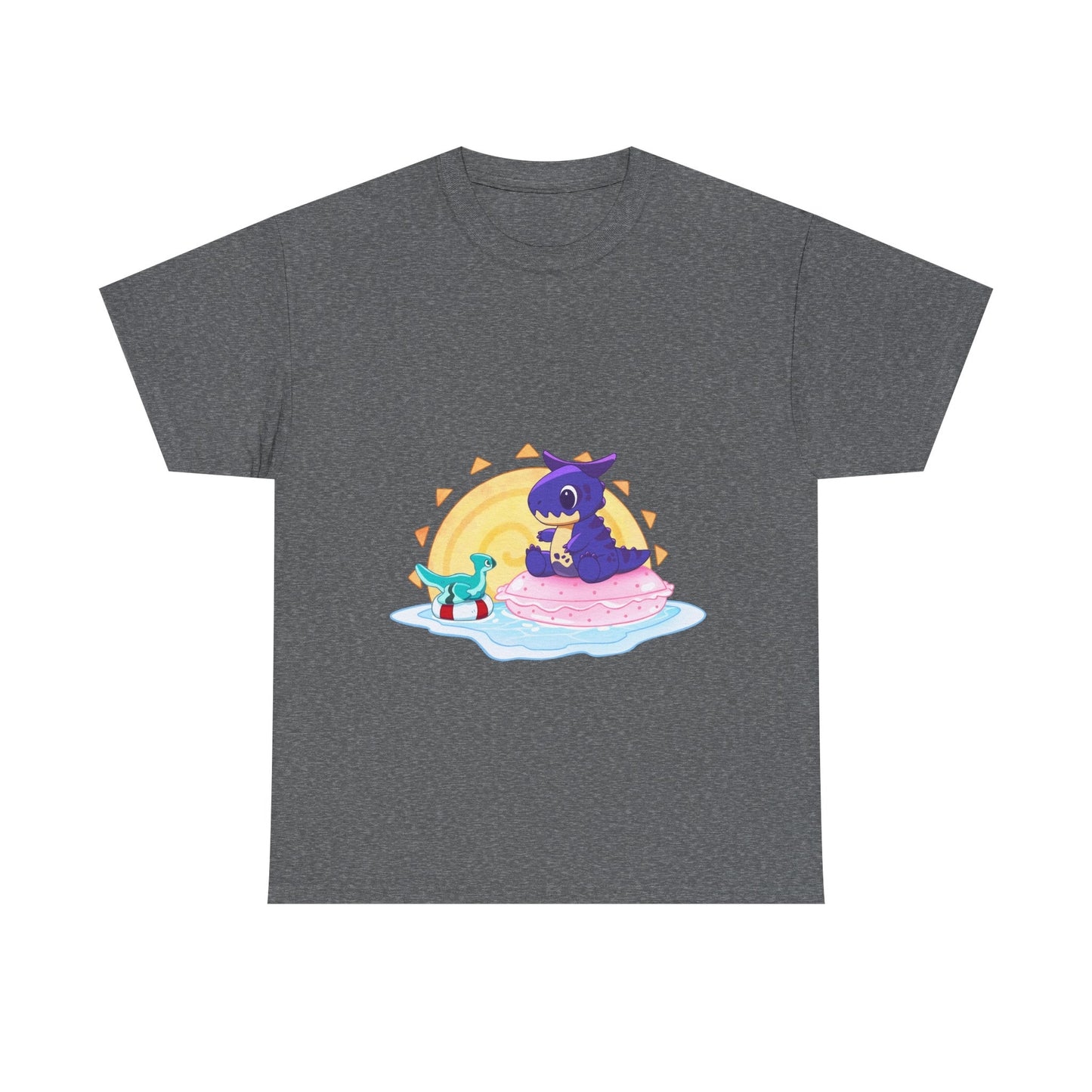 Limited Edition Carnotaurus with Archaeopteryx Sidekick Plushie Concept Art - T-Shirt (AUS EDITION)