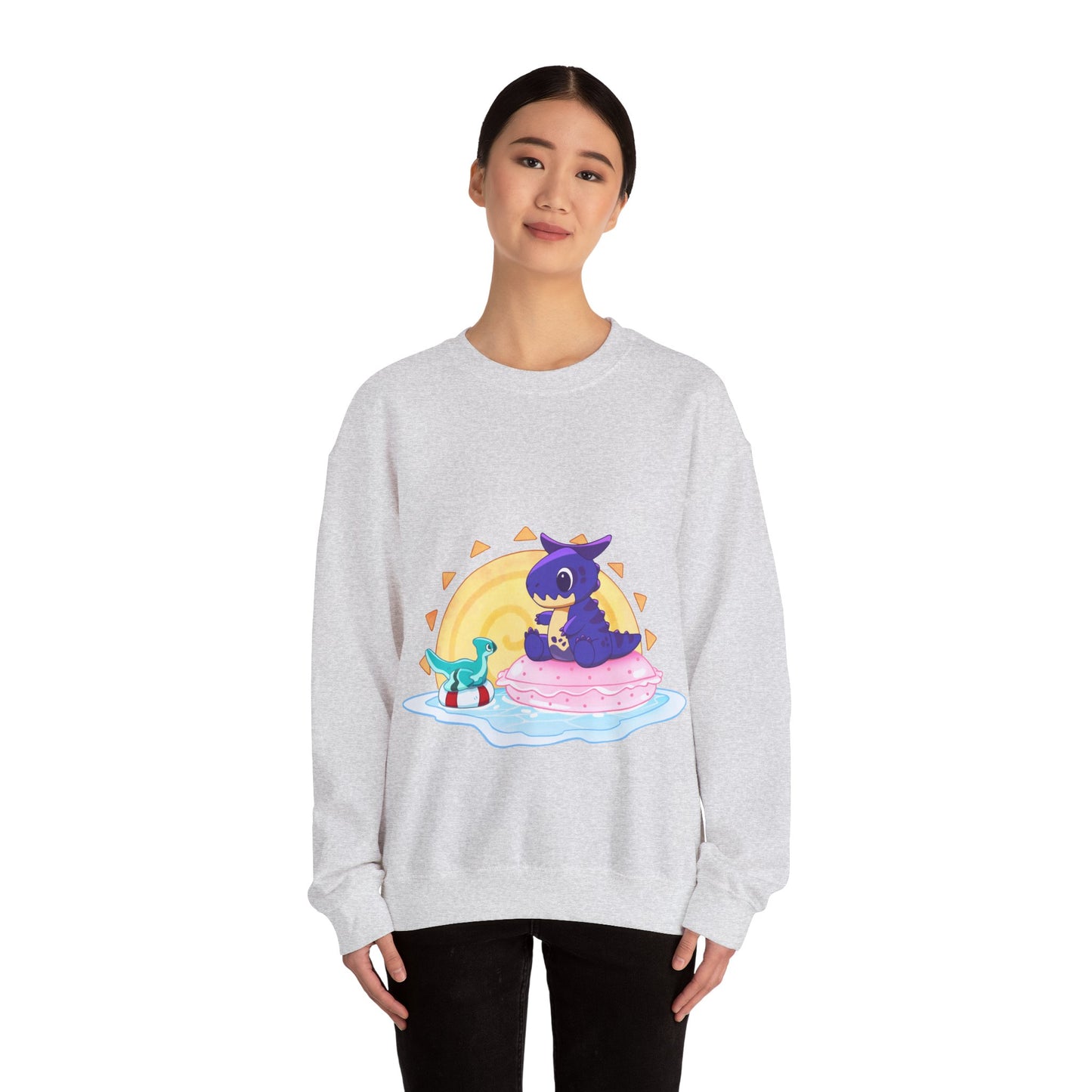 Limited Edition Carnotaurus with Archaeopteryx Sidekick Plushie Concept Art - Sweatshirt (UK, USA, EU, CAN EDITION)