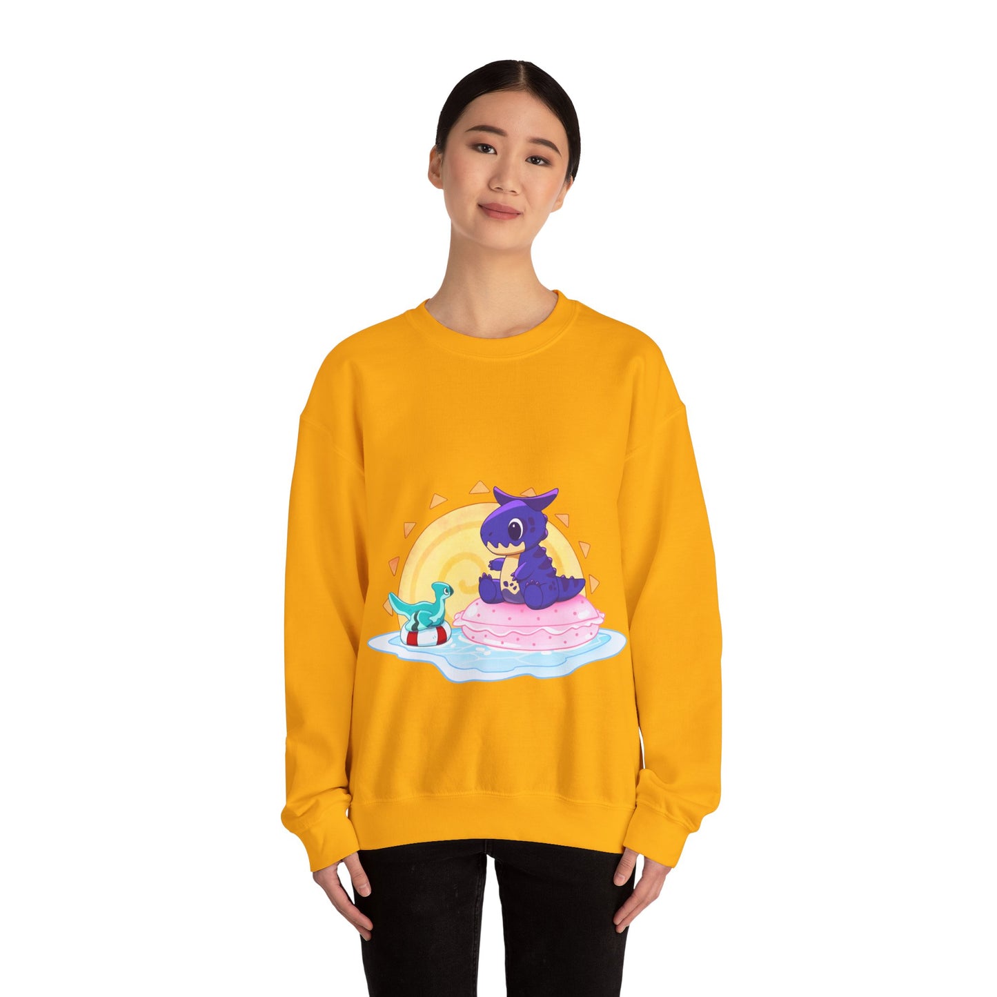 Limited Edition Carnotaurus with Archaeopteryx Sidekick Plushie Concept Art - Sweatshirt (UK, USA, EU, CAN EDITION)