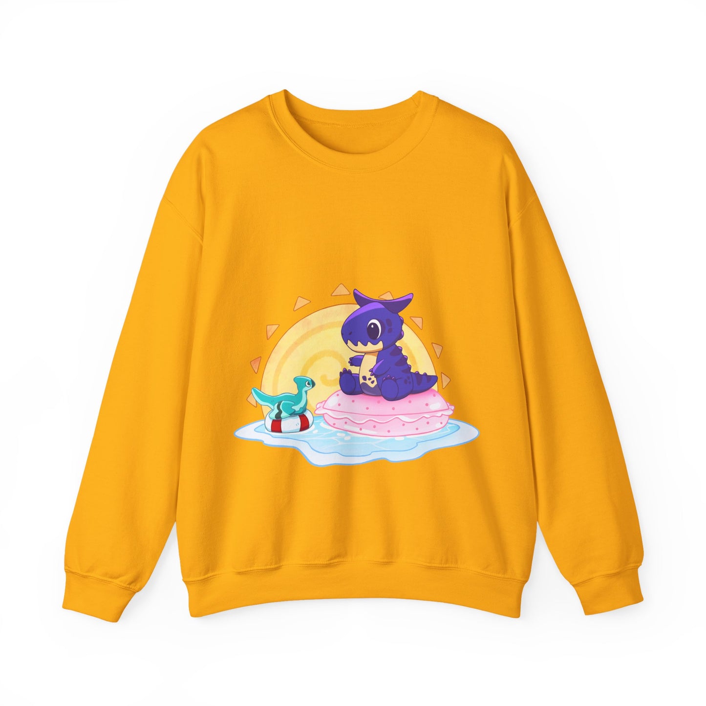 Limited Edition Carnotaurus with Archaeopteryx Sidekick Plushie Concept Art - Sweatshirt (UK, USA, EU, CAN EDITION)