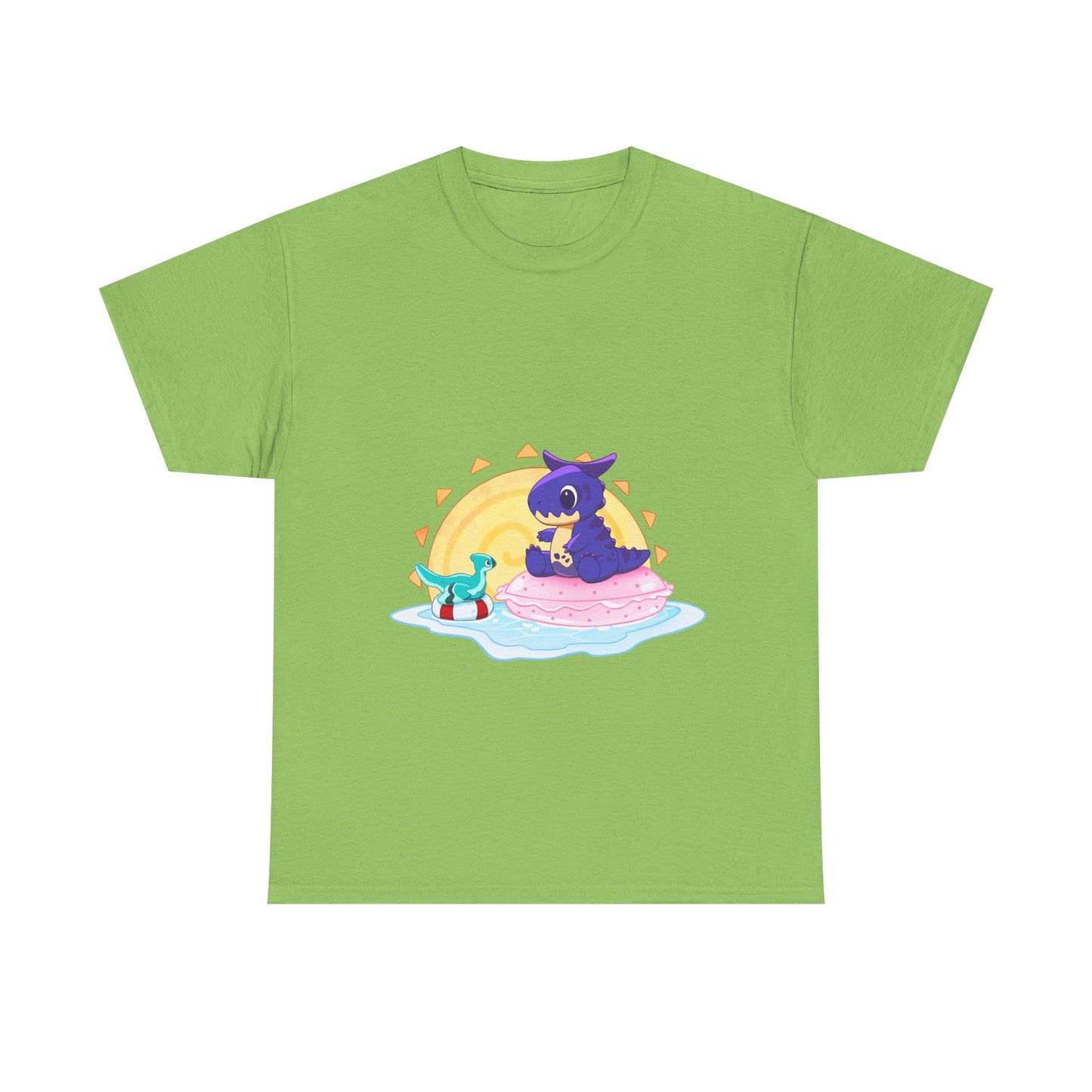 Limited Edition Carnotaurus with Archaeopteryx Sidekick Plushie Concept Art - T-Shirt (AUS EDITION)