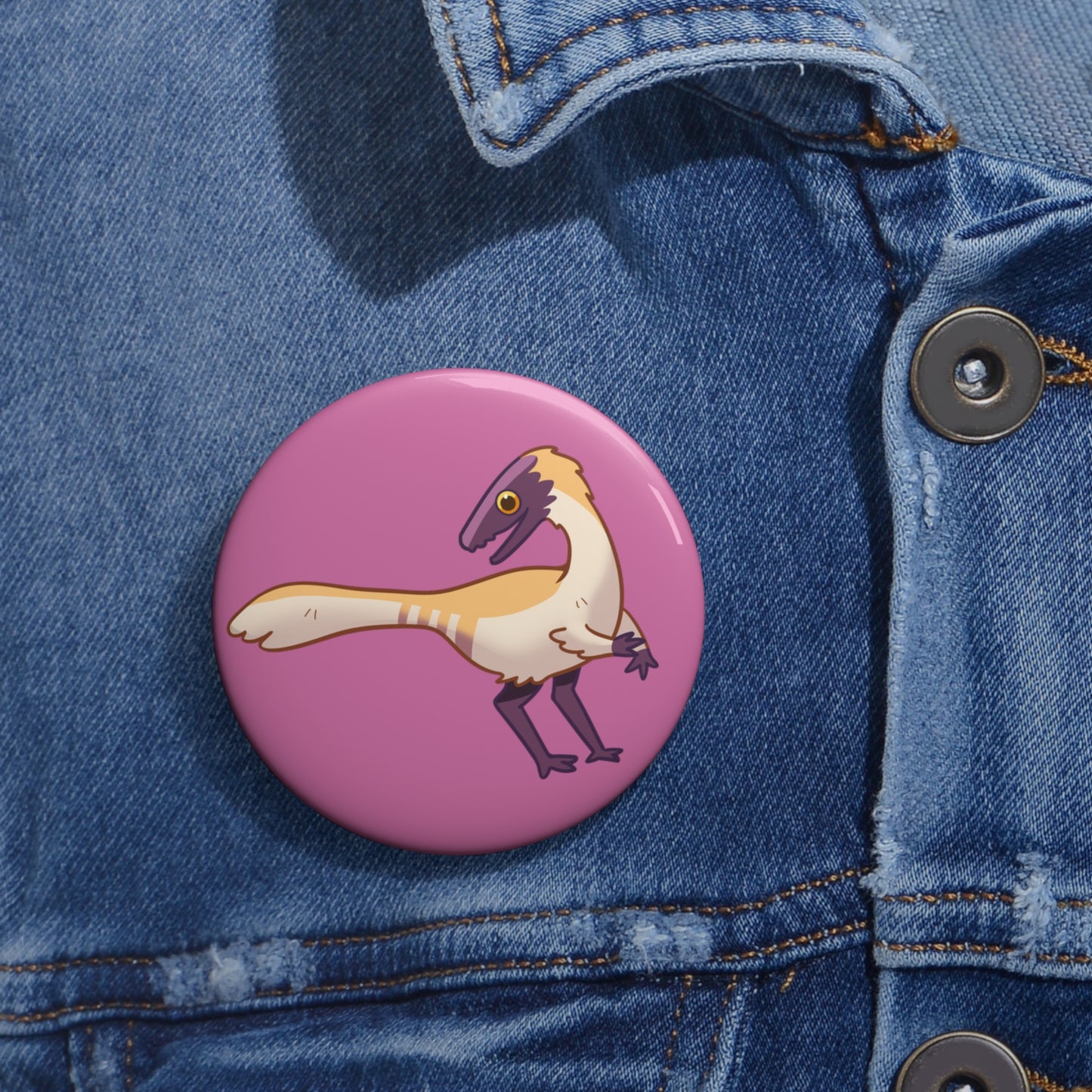 Compsognathus Pin Badge