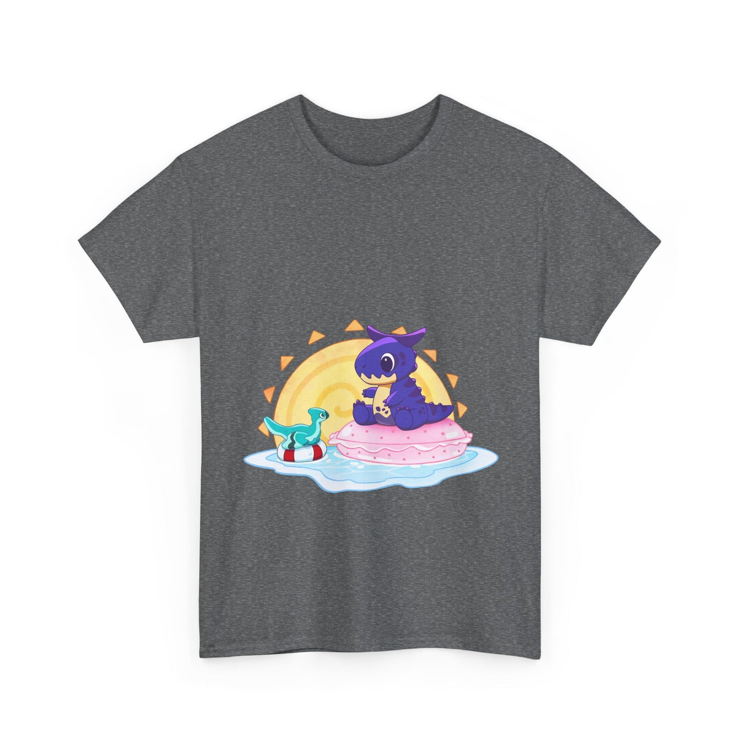 Limited Edition Carnotaurus with Archaeopteryx Sidekick Plushie Concept Art - T-Shirt (AUS EDITION)