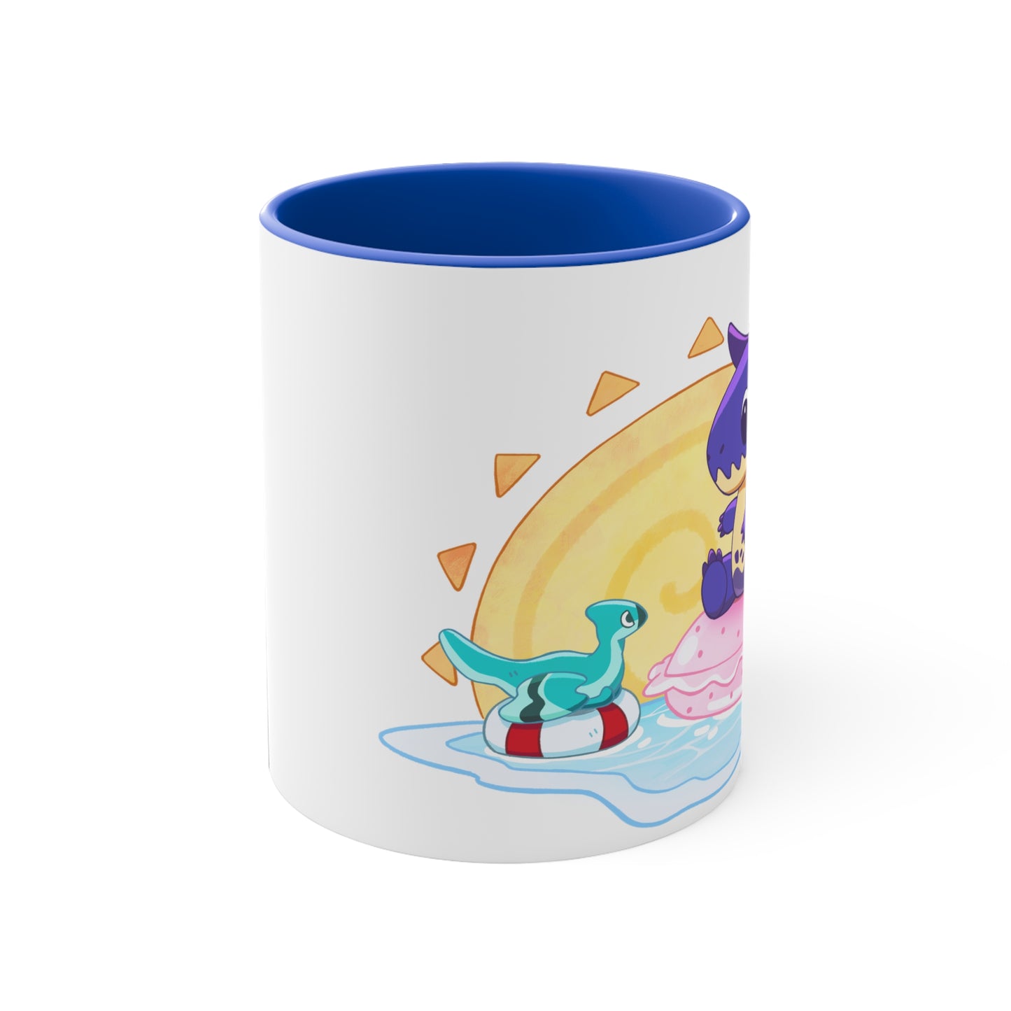 Limited Edition Carnotaurus with Archaeopteryx Sidekick Plushie Concept Art - Mug