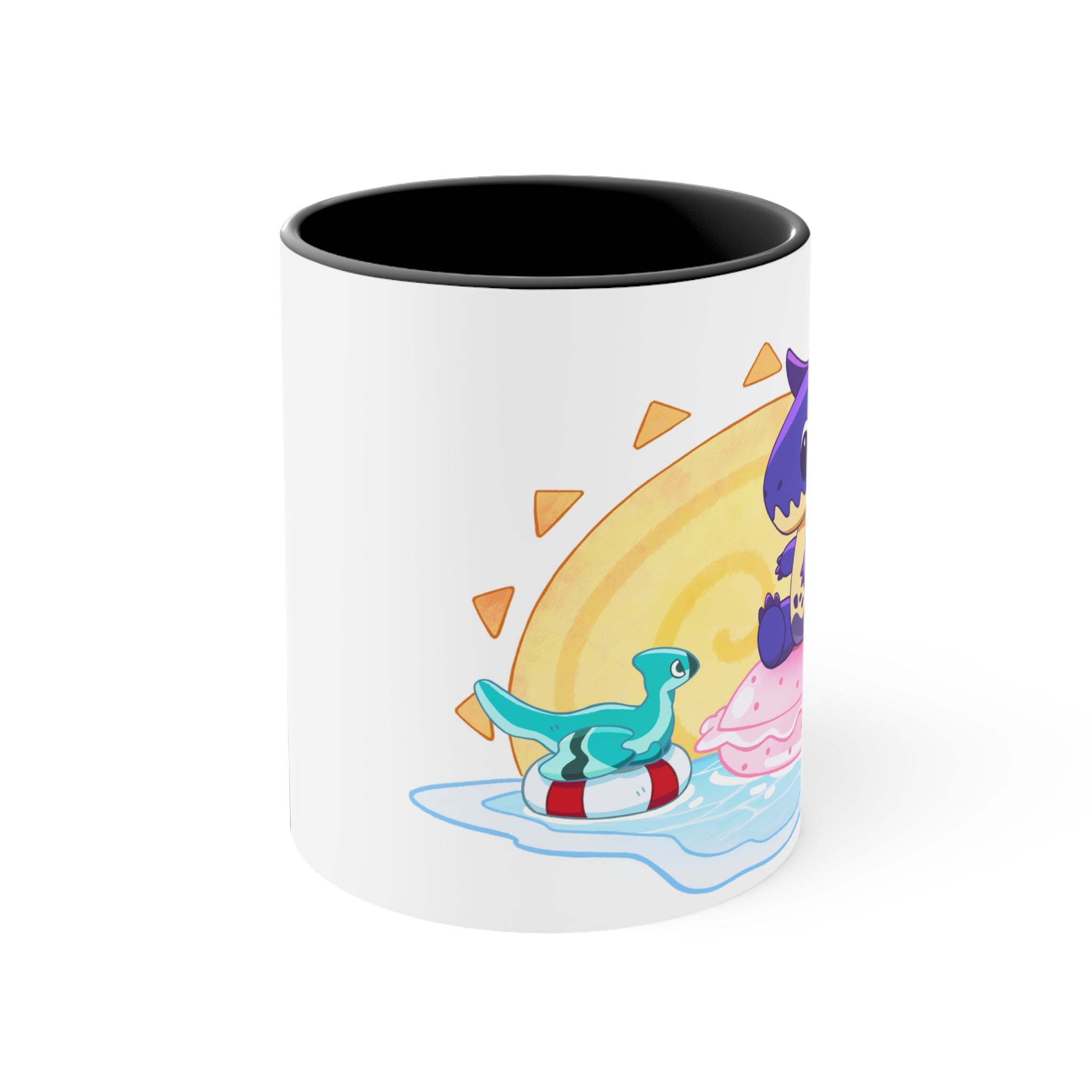 Limited Edition Carnotaurus with Archaeopteryx Sidekick Plushie Concept Art - Mug