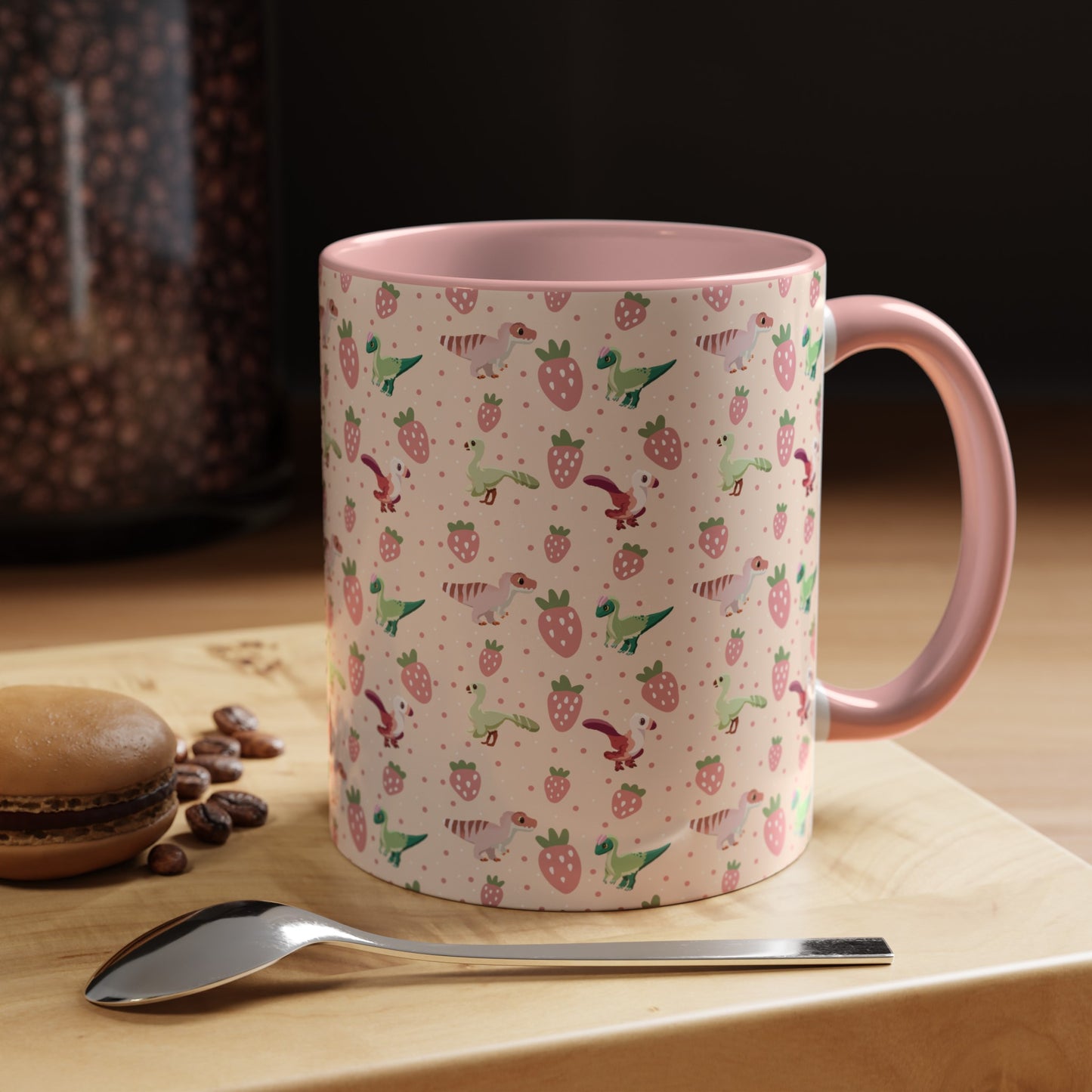 Strawberry Dinos - Mug
