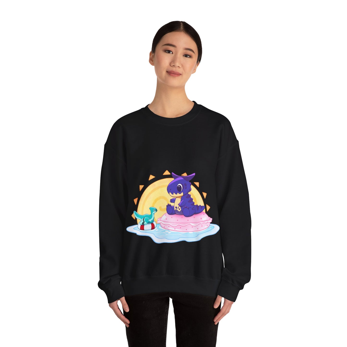 Limited Edition Carnotaurus with Archaeopteryx Sidekick Plushie Concept Art - Sweatshirt (AUS EDITION)