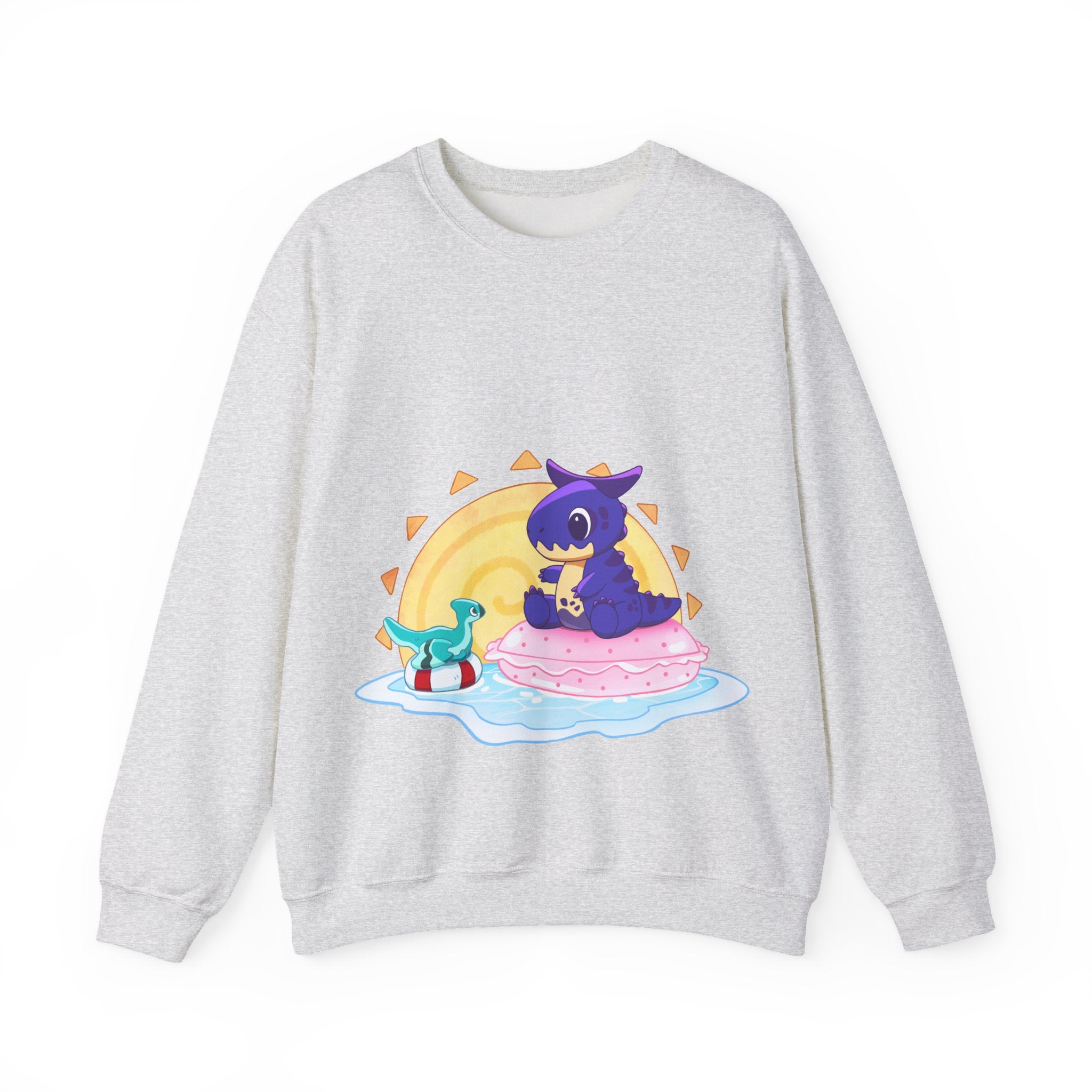 Limited Edition Carnotaurus with Archaeopteryx Sidekick Plushie Concept Art - Sweatshirt (AUS EDITION)