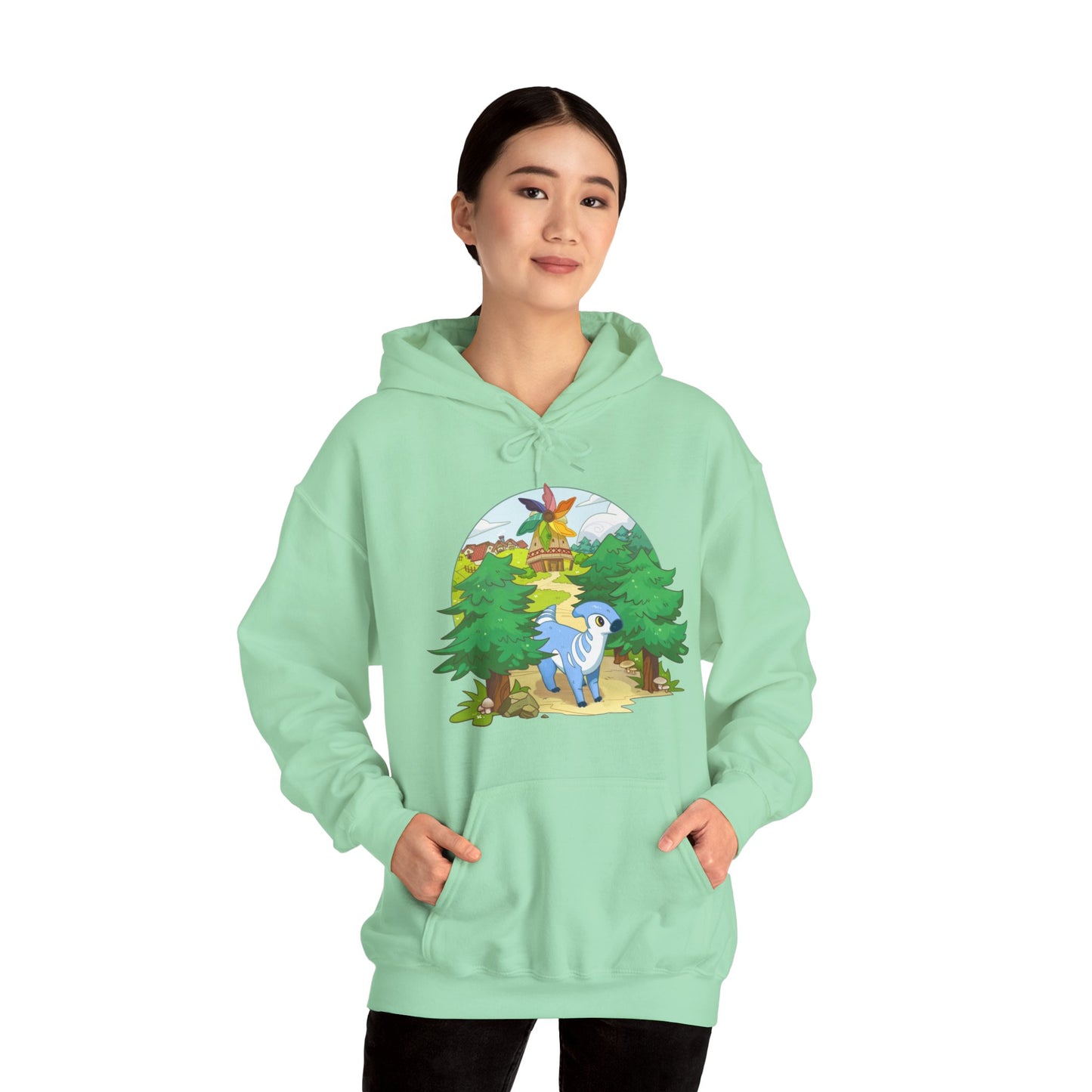 Walk by the Windmill - Unisex Hooded Sweatshirt