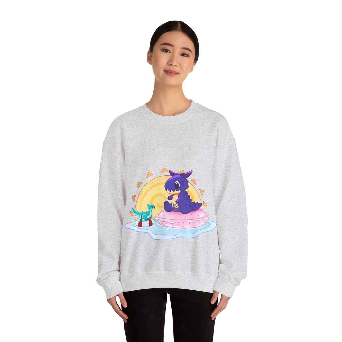 Limited Edition Carnotaurus with Archaeopteryx Sidekick Plushie Concept Art - Sweatshirt (AUS EDITION)