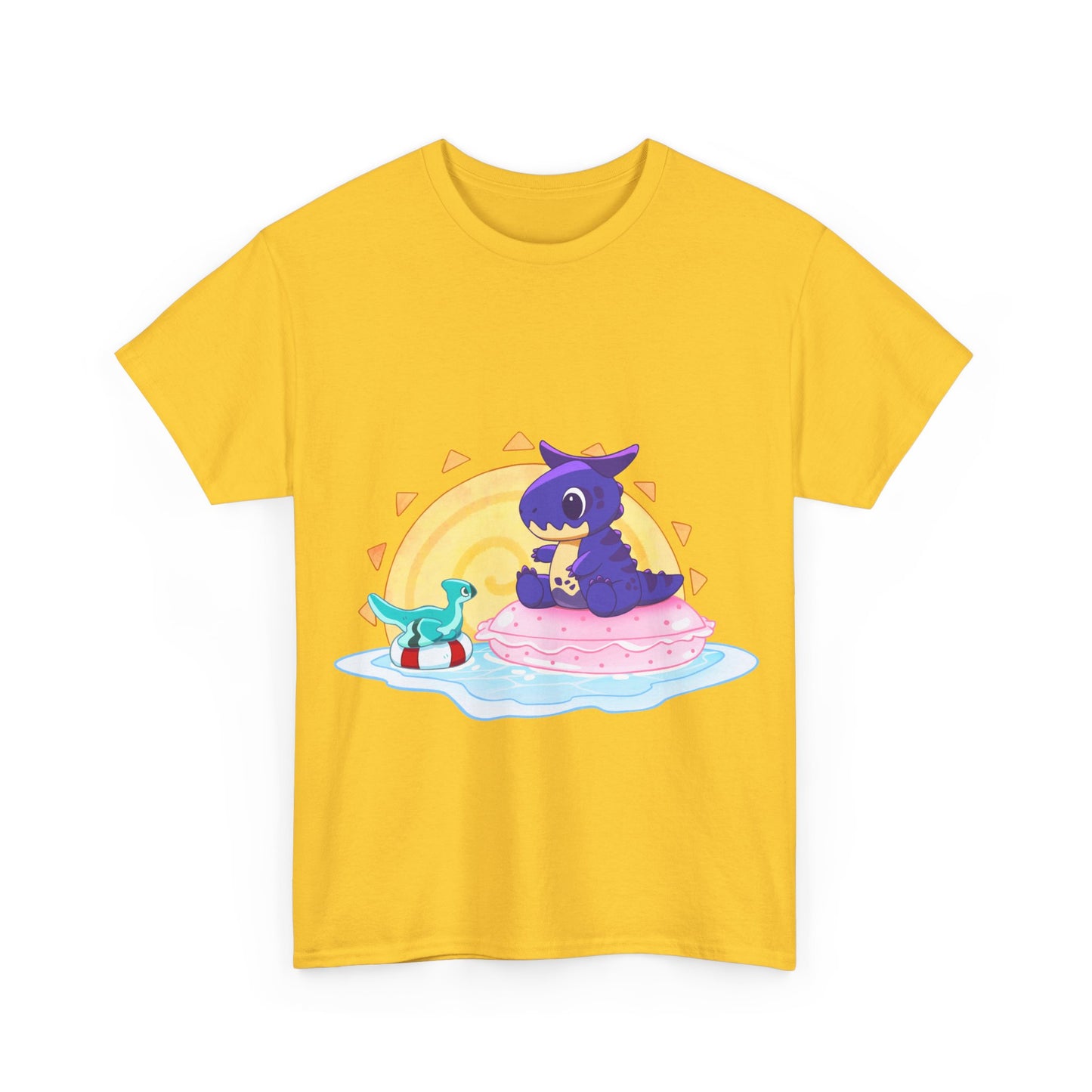 Limited Edition Carnotaurus with Archaeopteryx Sidekick Plushie Concept Art - T-Shirt (UK/EU/USA EDITION)