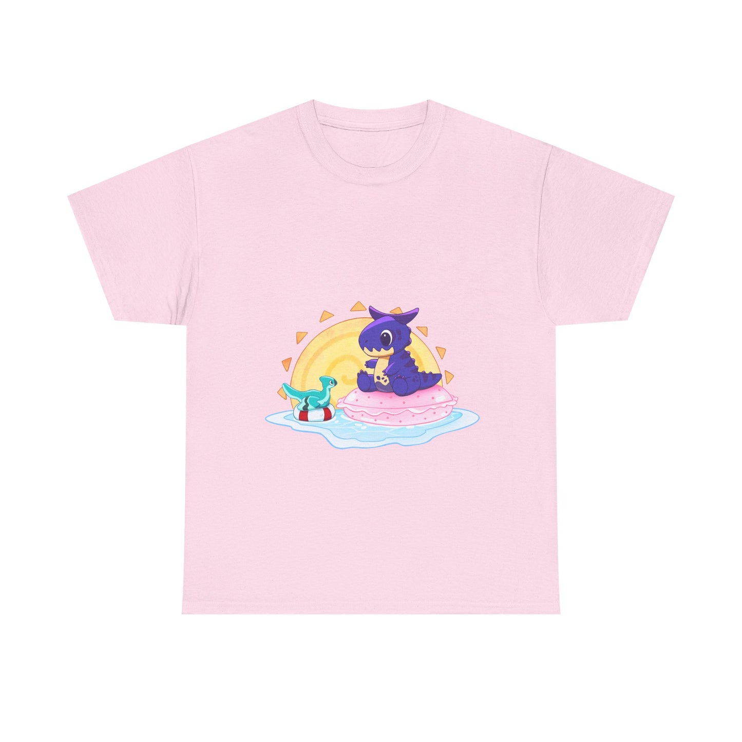 Limited Edition Carnotaurus with Archaeopteryx Sidekick Plushie Concept Art - T-Shirt (AUS EDITION)