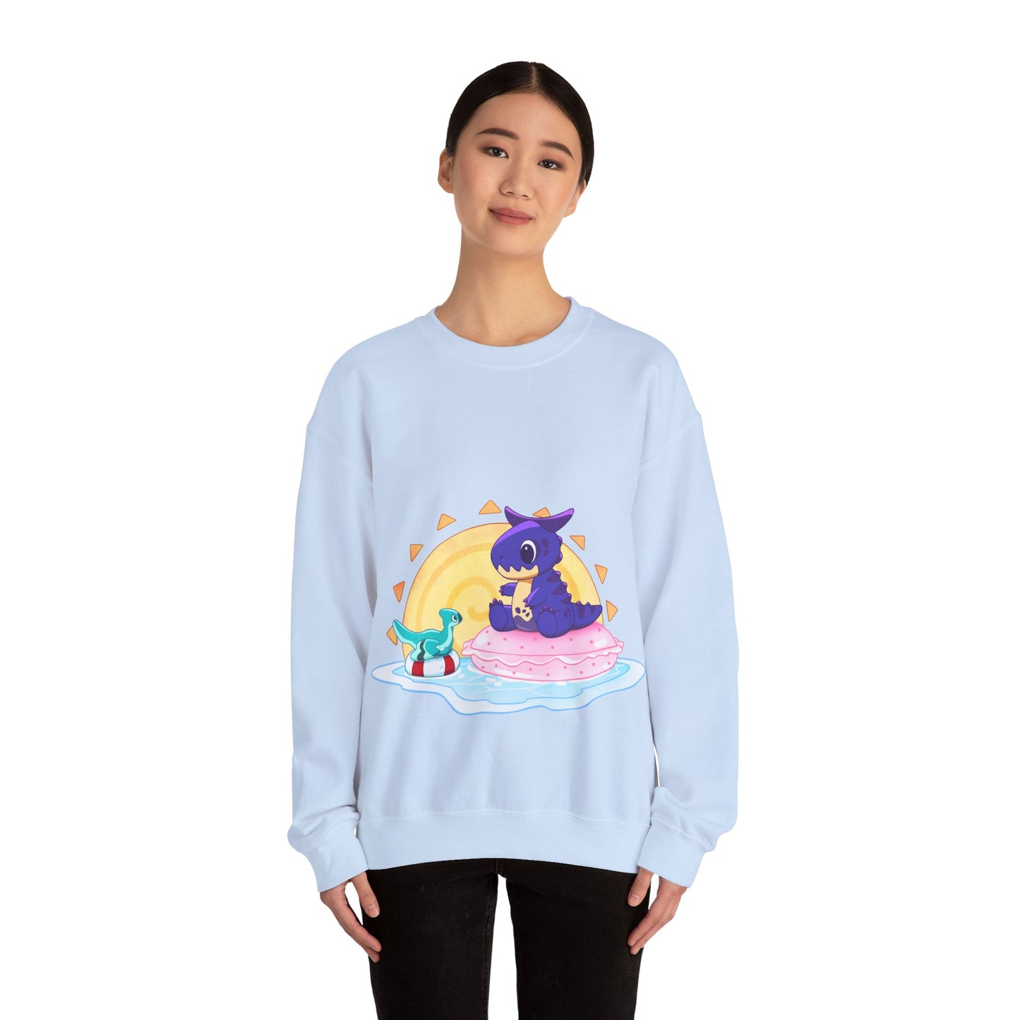 Limited Edition Carnotaurus with Archaeopteryx Sidekick Plushie Concept Art - Sweatshirt (AUS EDITION)