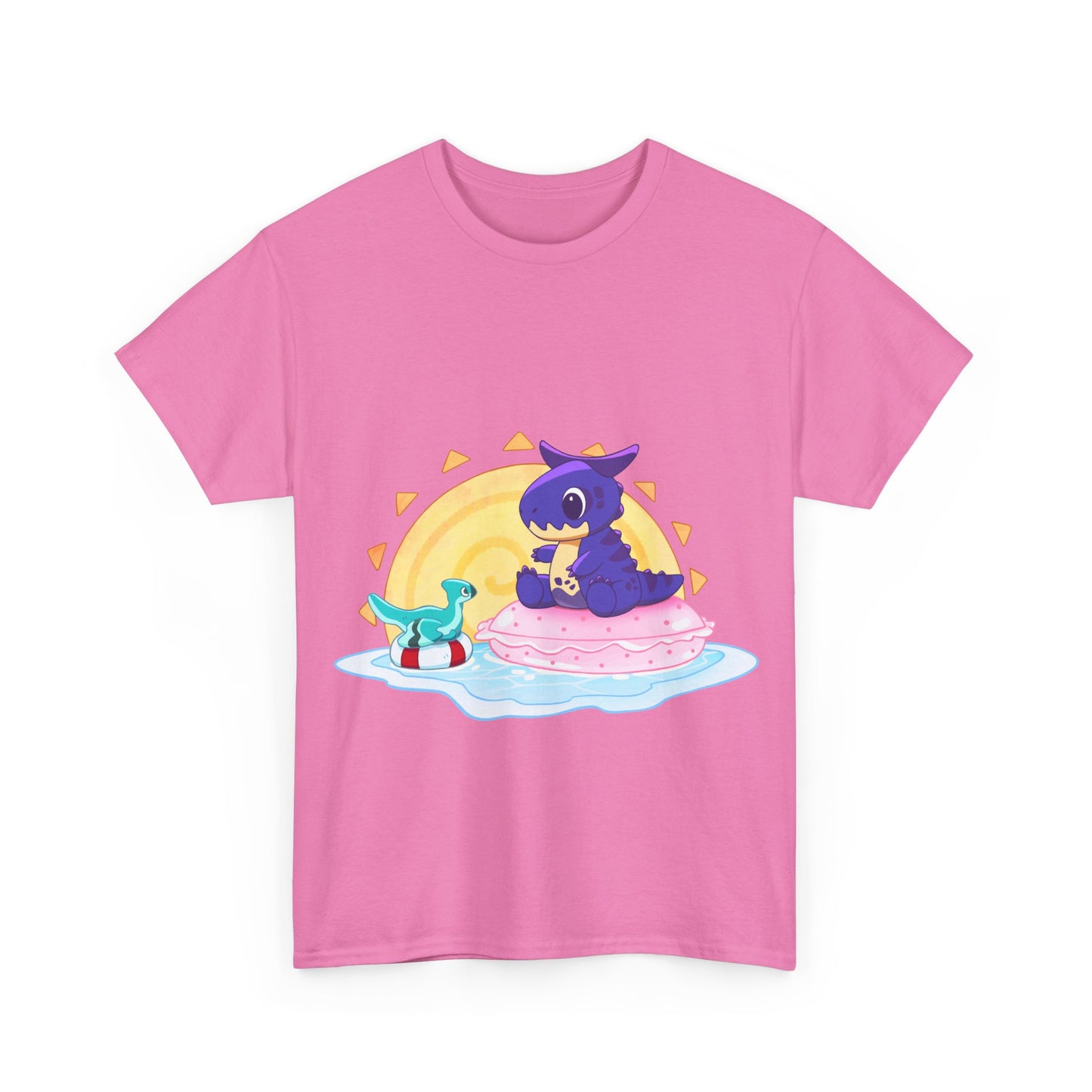 Limited Edition Carnotaurus with Archaeopteryx Sidekick Plushie Concept Art - T-Shirt (UK/EU/USA EDITION)