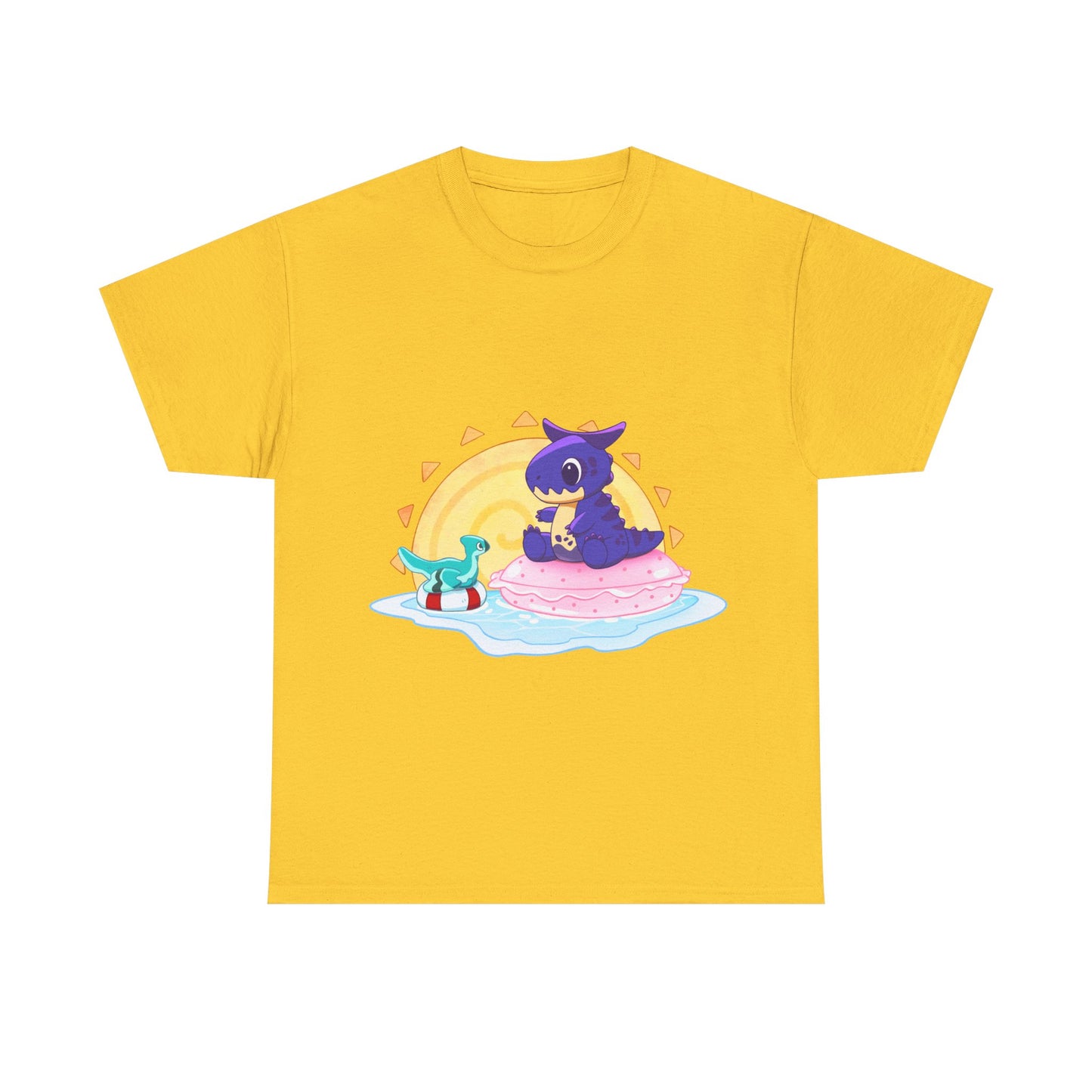 Limited Edition Carnotaurus with Archaeopteryx Sidekick Plushie Concept Art - T-Shirt (UK/EU/USA EDITION)
