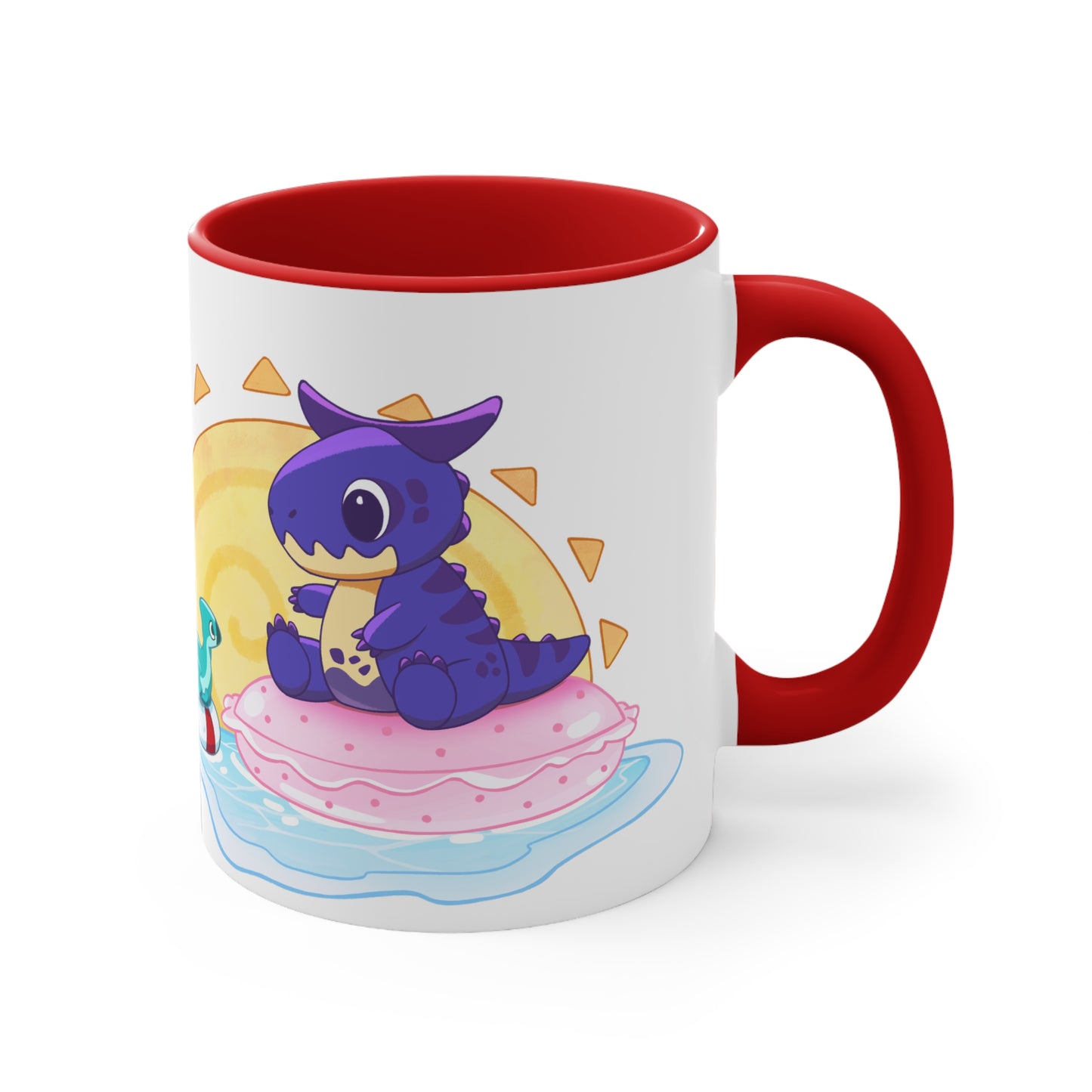 Limited Edition Carnotaurus with Archaeopteryx Sidekick Plushie Concept Art - Mug