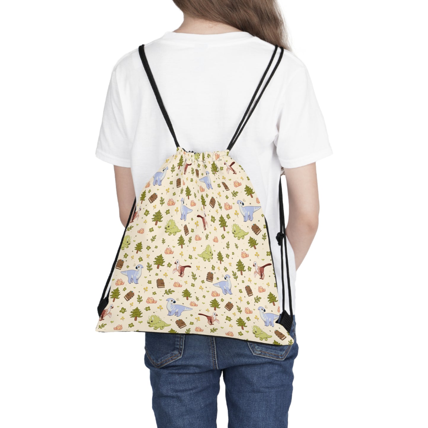 Roaming Rancher in Tamablume Cream - Drawstring Bag