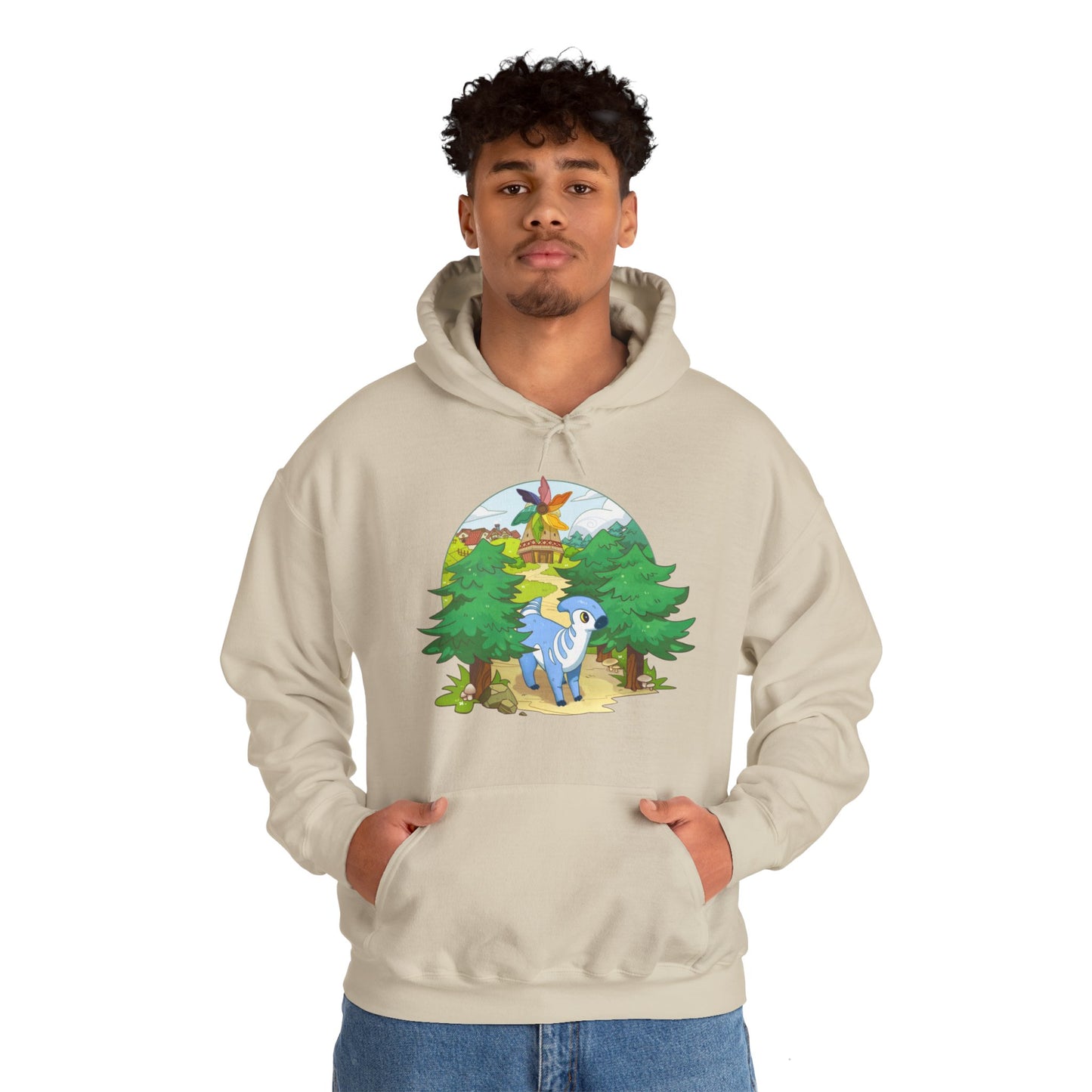 Walk by the Windmill - Unisex Hooded Sweatshirt