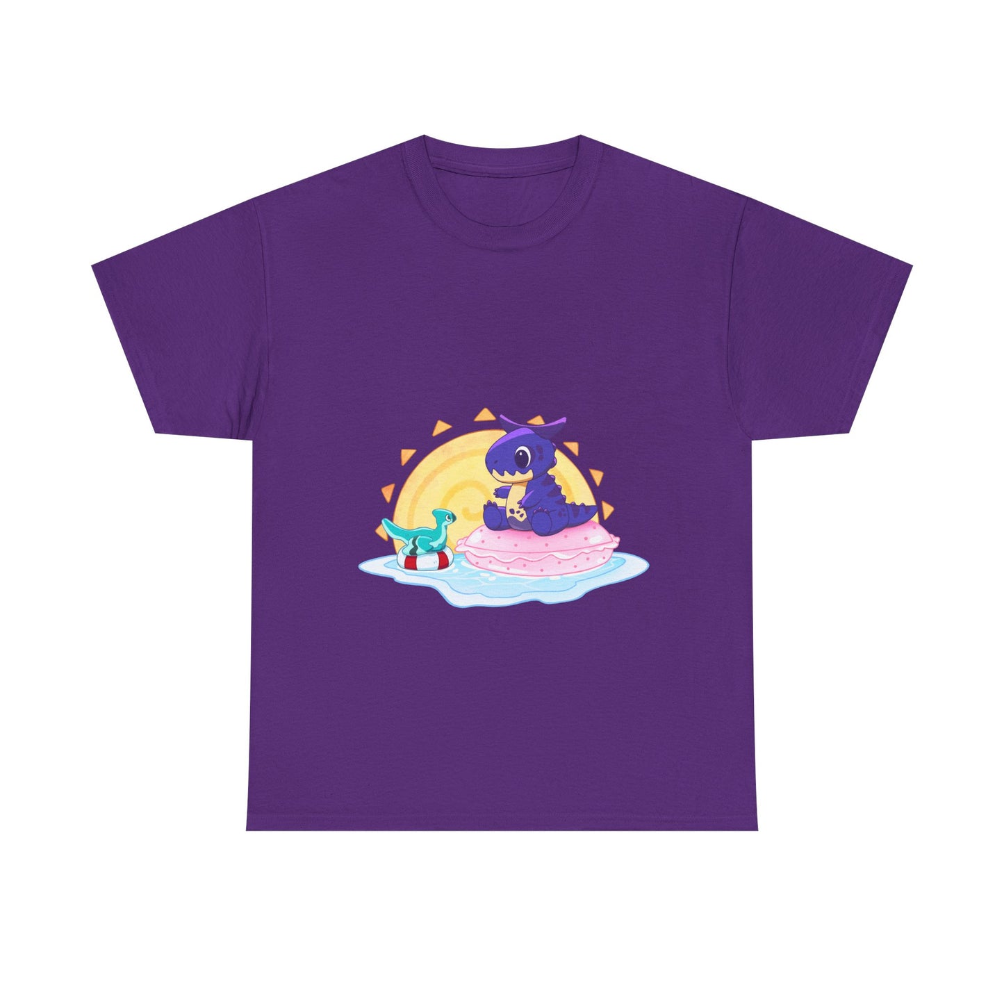 Limited Edition Carnotaurus with Archaeopteryx Sidekick Plushie Concept Art - T-Shirt (AUS EDITION)