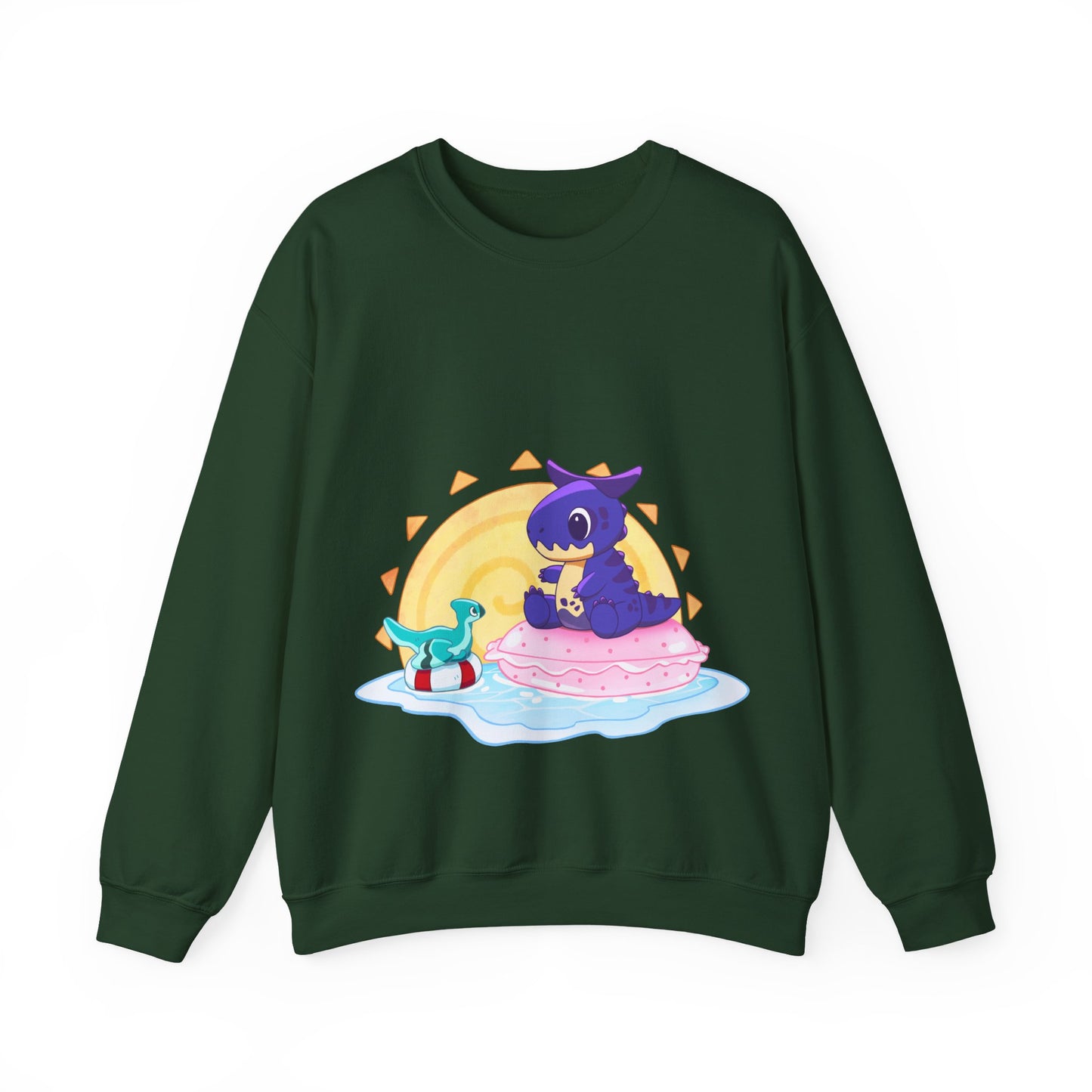Limited Edition Carnotaurus with Archaeopteryx Sidekick Plushie Concept Art - Sweatshirt (AUS EDITION)