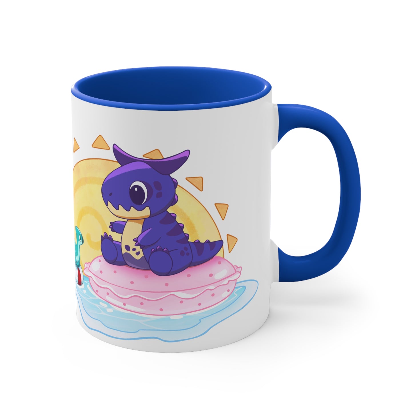 Limited Edition Carnotaurus with Archaeopteryx Sidekick Plushie Concept Art - Mug