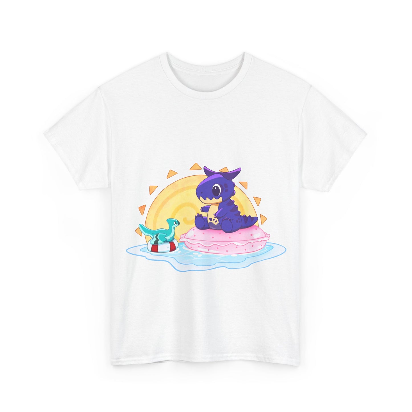 Limited Edition Carnotaurus with Archaeopteryx Sidekick Plushie Concept Art - T-Shirt (UK/EU/USA EDITION)