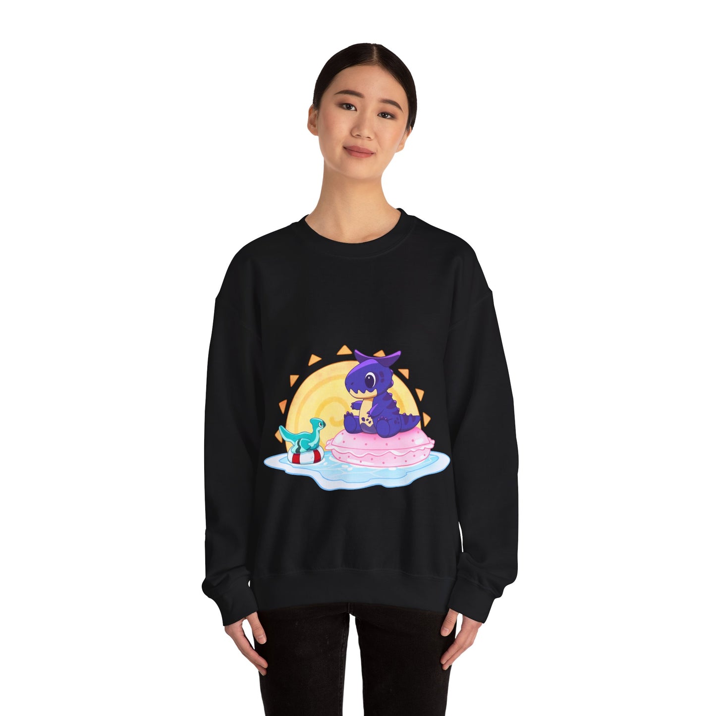 Limited Edition Carnotaurus with Archaeopteryx Sidekick Plushie Concept Art - Sweatshirt (UK, USA, EU, CAN EDITION)