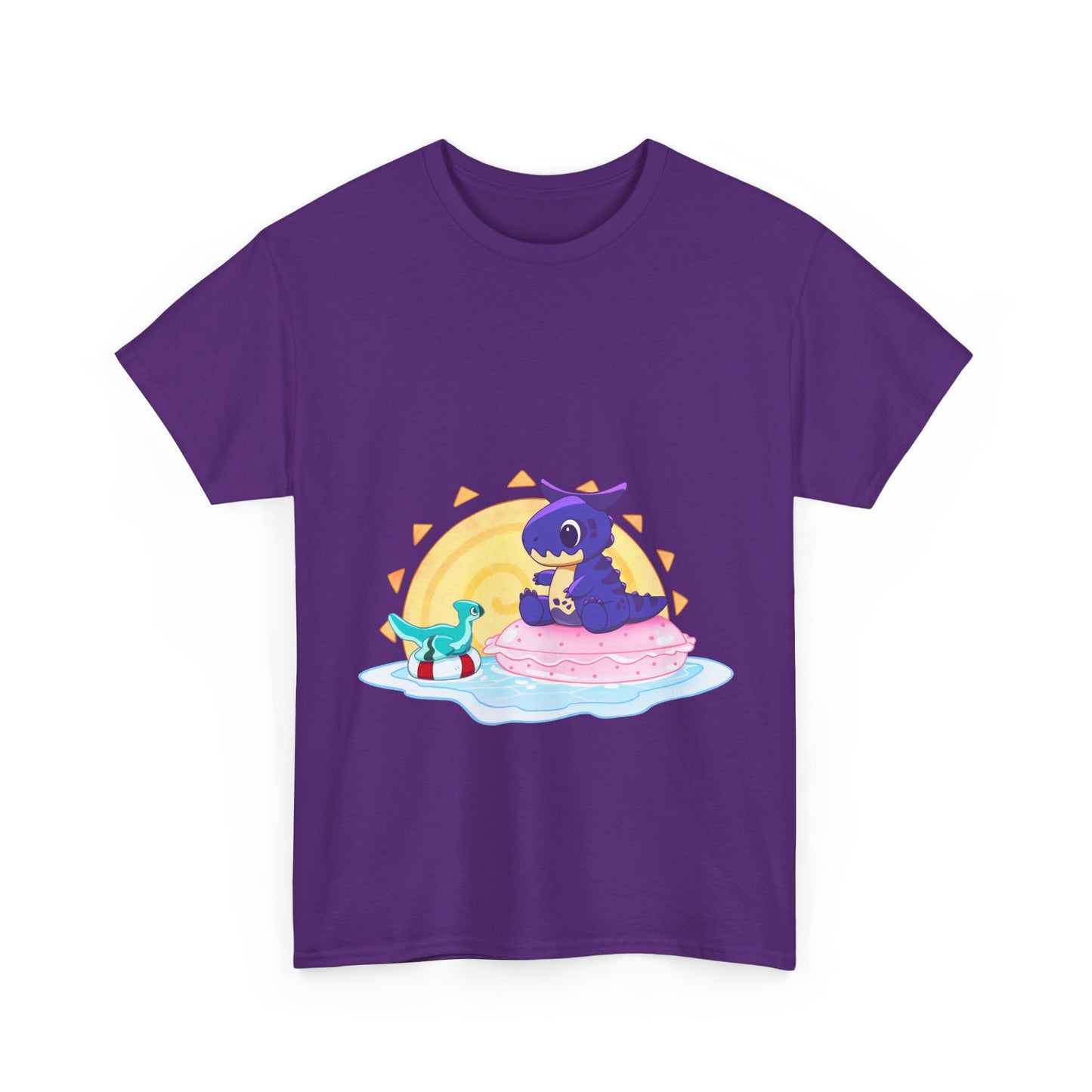 Limited Edition Carnotaurus with Archaeopteryx Sidekick Plushie Concept Art - T-Shirt (AUS EDITION)