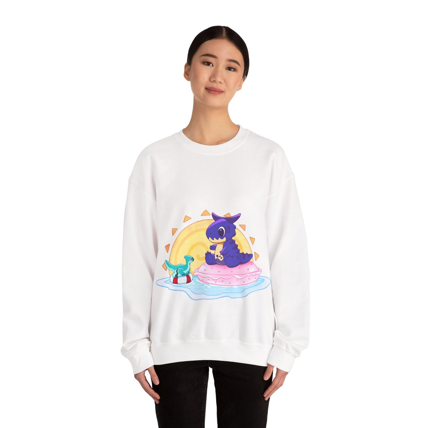 Limited Edition Carnotaurus with Archaeopteryx Sidekick Plushie Concept Art - Sweatshirt (AUS EDITION)