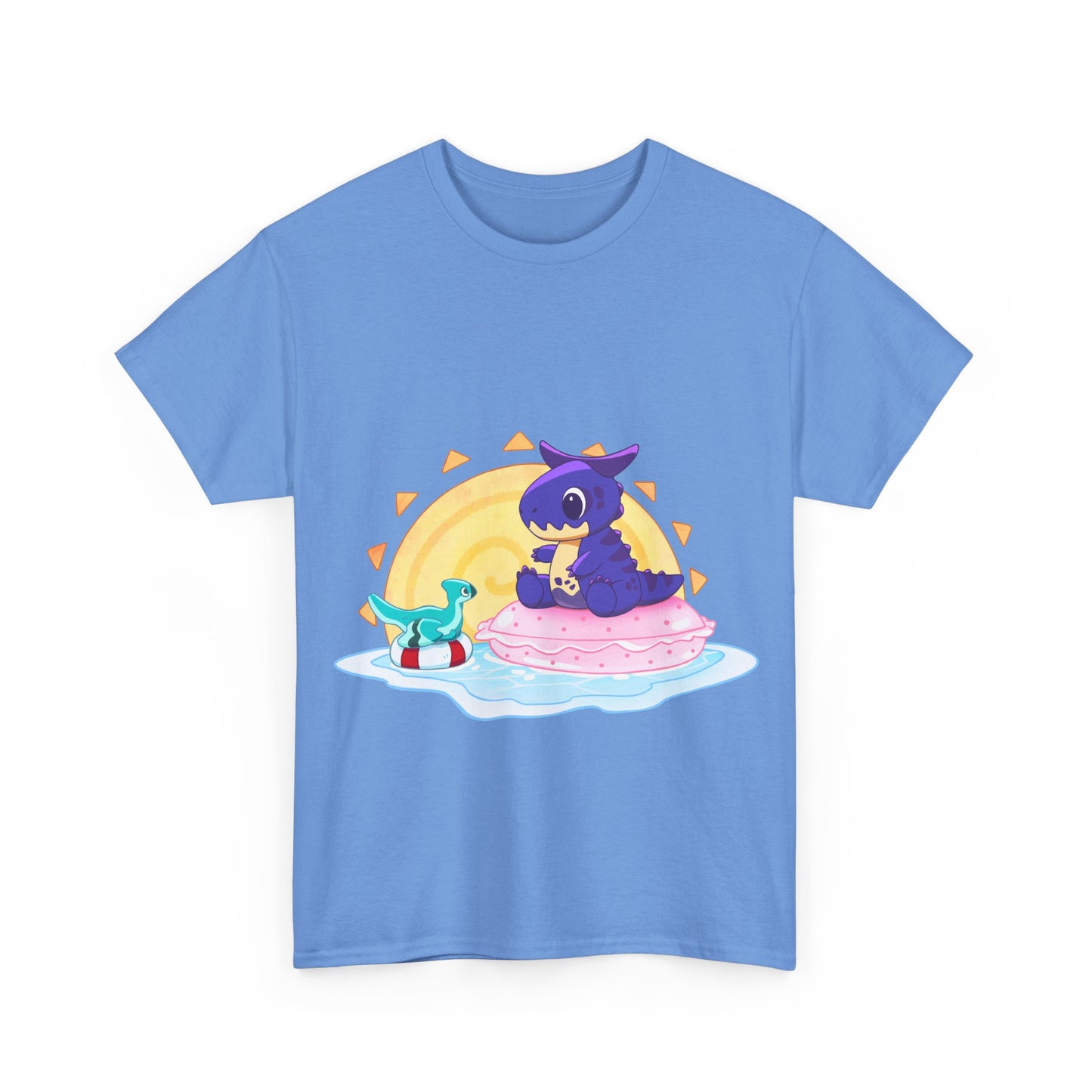 Limited Edition Carnotaurus with Archaeopteryx Sidekick Plushie Concept Art - T-Shirt (UK/EU/USA EDITION)
