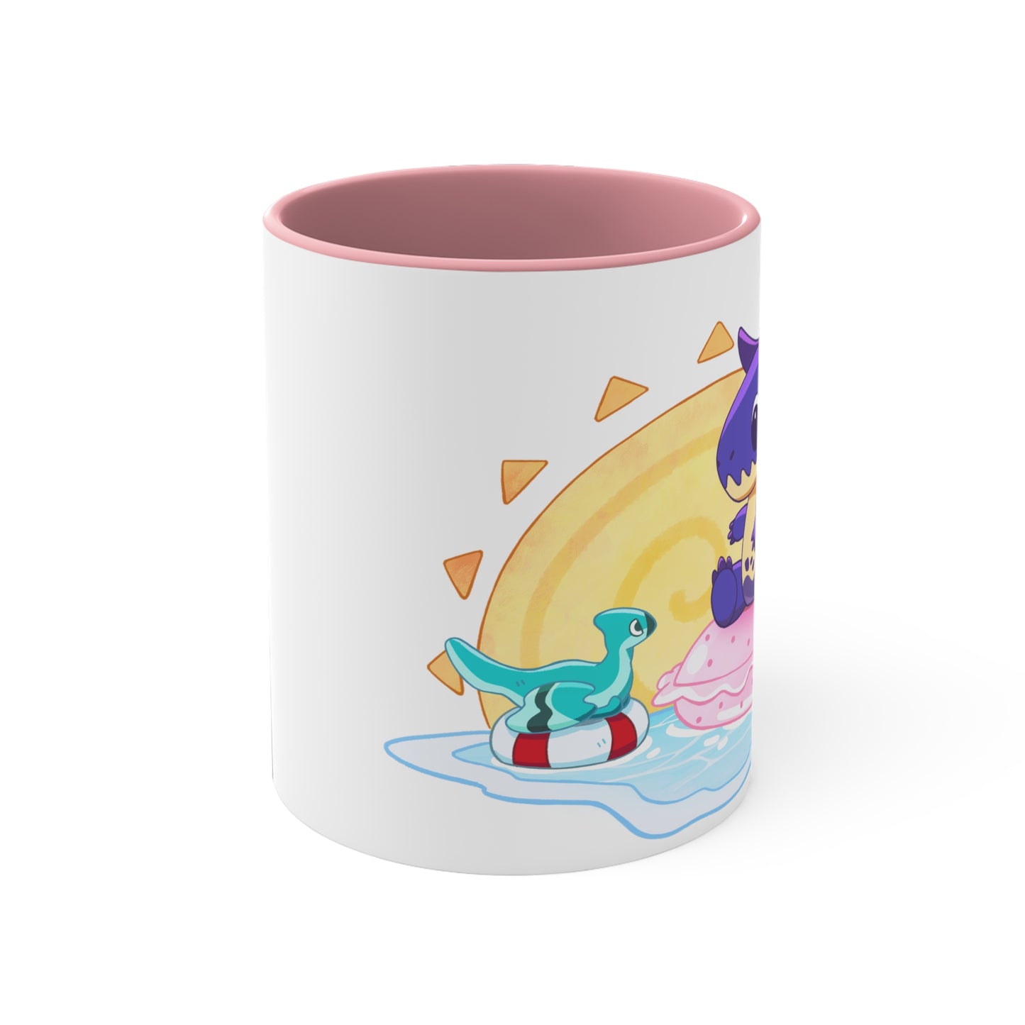 Limited Edition Carnotaurus with Archaeopteryx Sidekick Plushie Concept Art - Mug