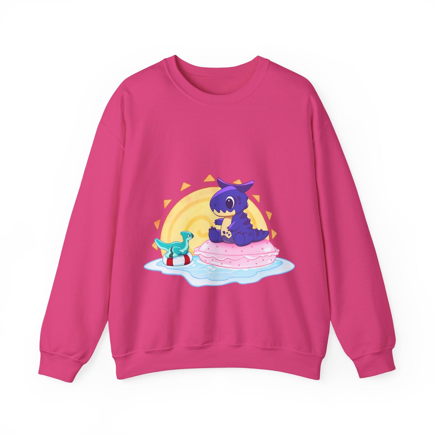 Limited Edition Carnotaurus with Archaeopteryx Sidekick Plushie Concept Art - Sweatshirt (UK, USA, EU, CAN EDITION)