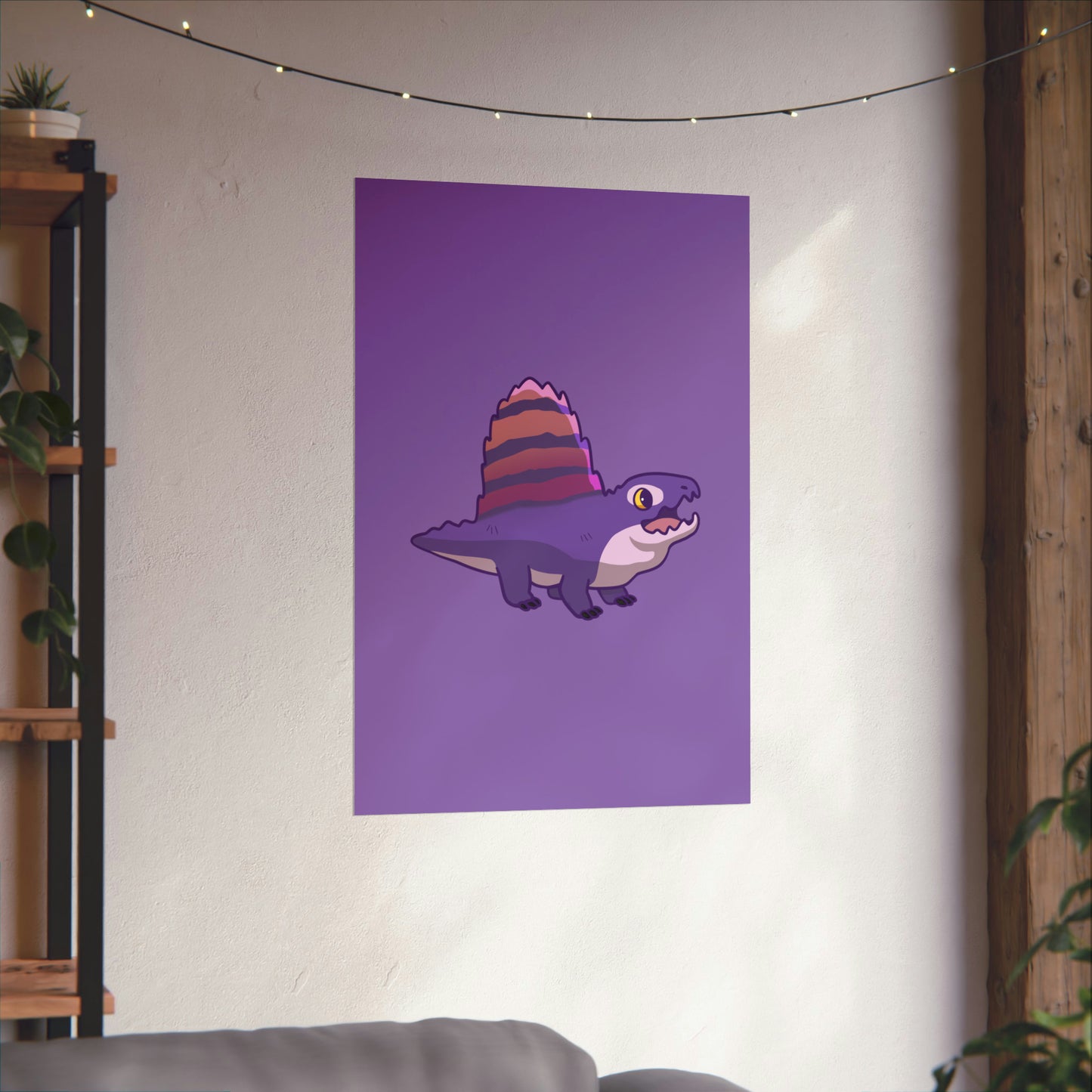 Dimetrodon Matte Poster