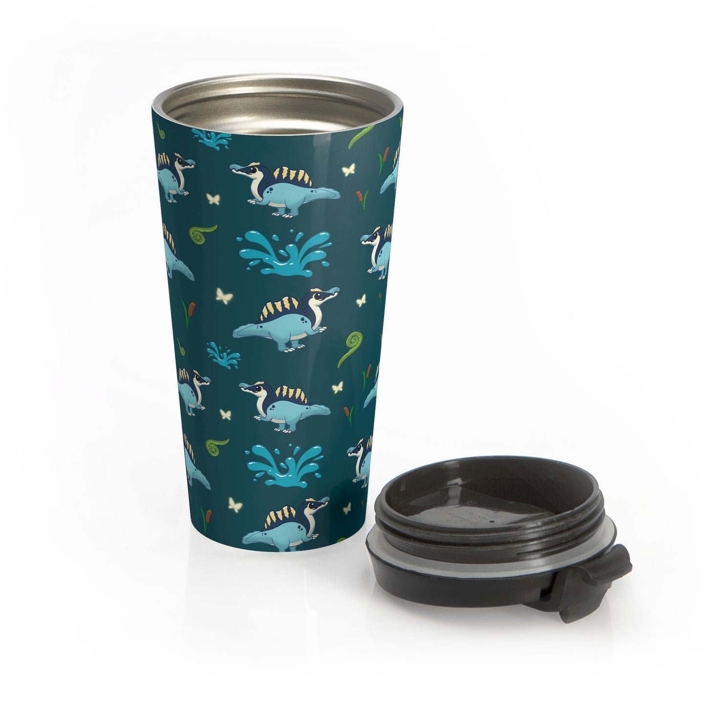 Players Choice Spinosaurus Pattern - Stainless Steel Travel Mug