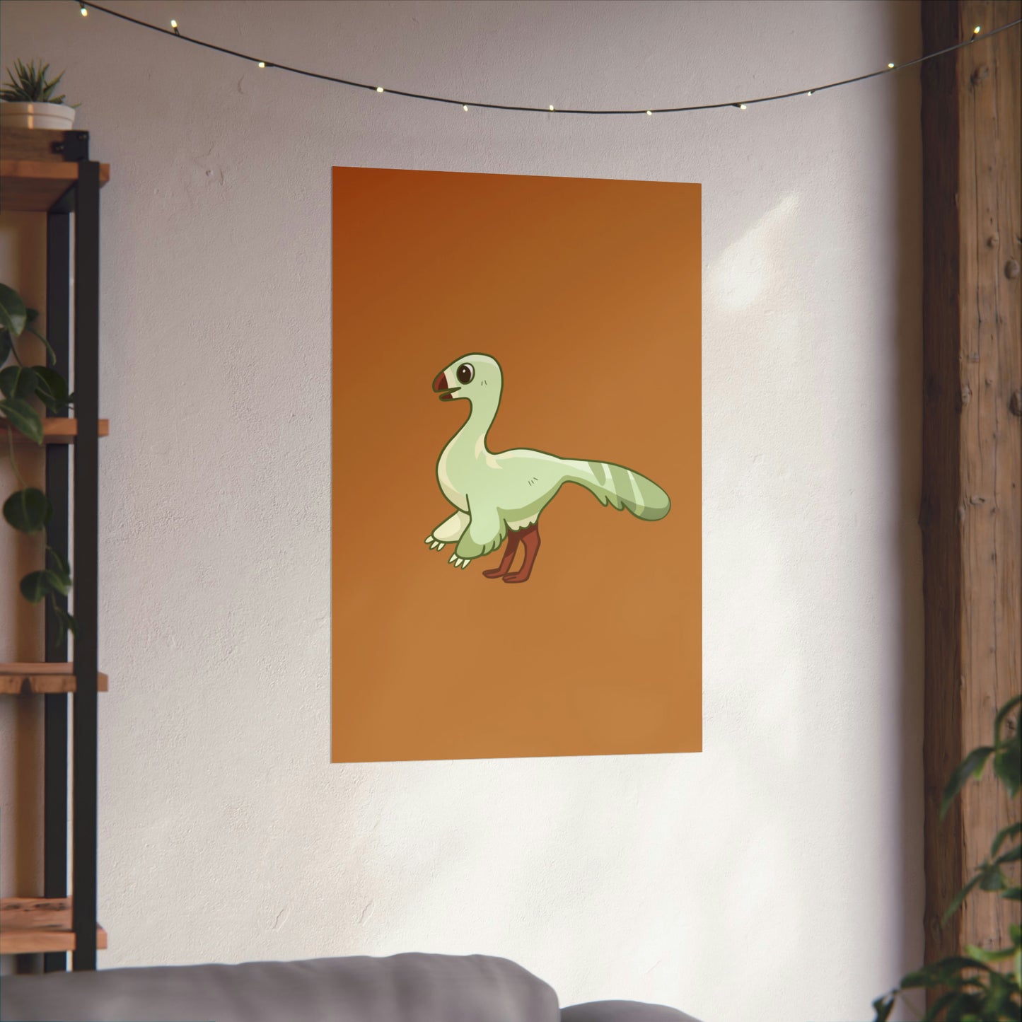 Gallimimus Matte Poster