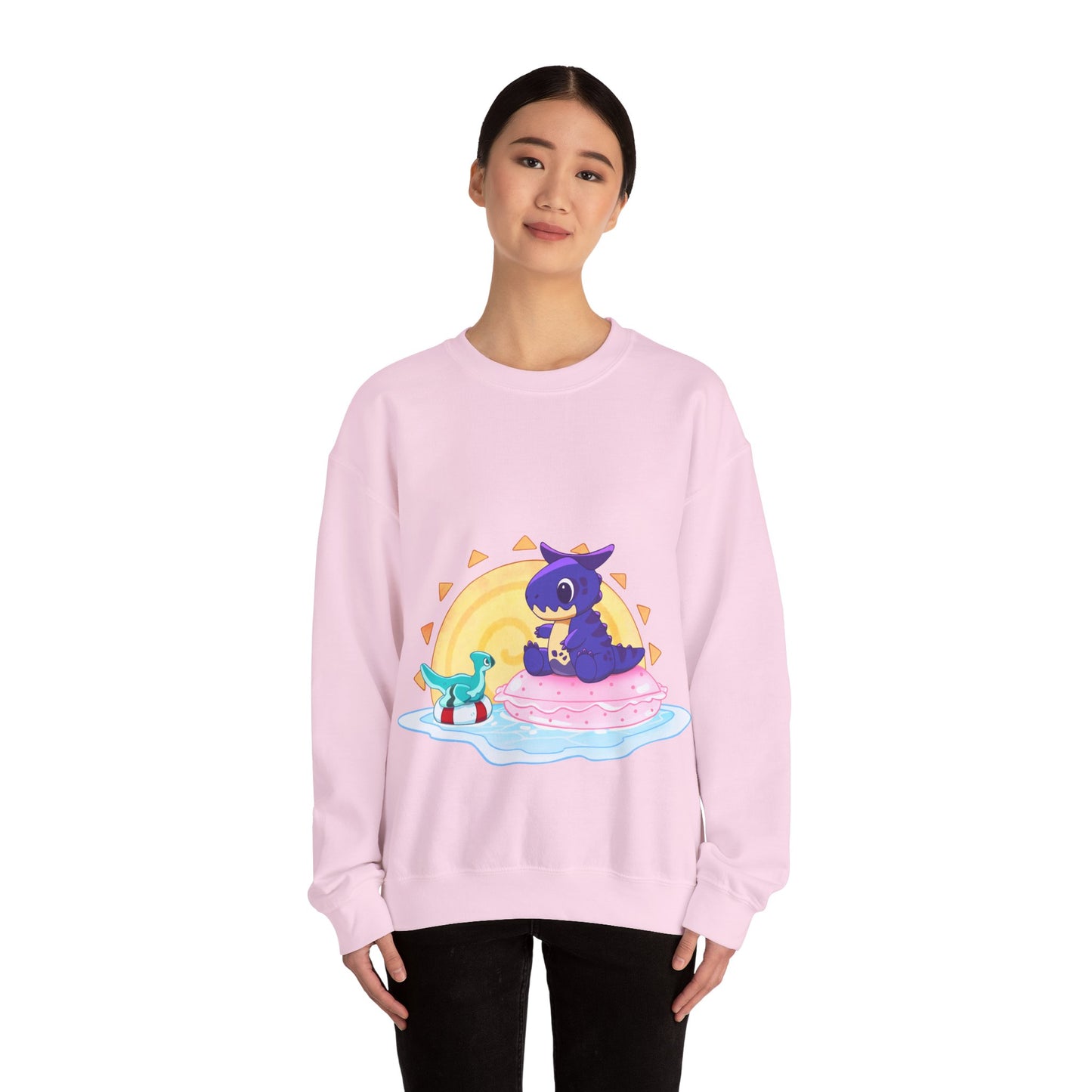 Limited Edition Carnotaurus with Archaeopteryx Sidekick Plushie Concept Art - Sweatshirt (AUS EDITION)