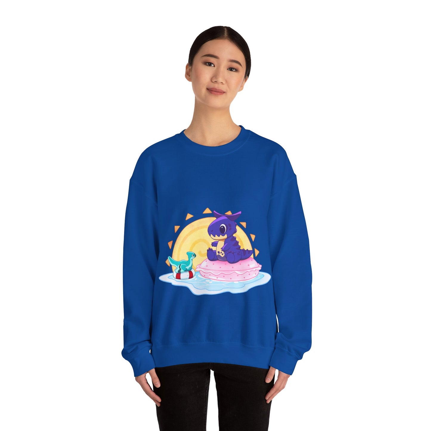 Limited Edition Carnotaurus with Archaeopteryx Sidekick Plushie Concept Art - Sweatshirt (UK, USA, EU, CAN EDITION)