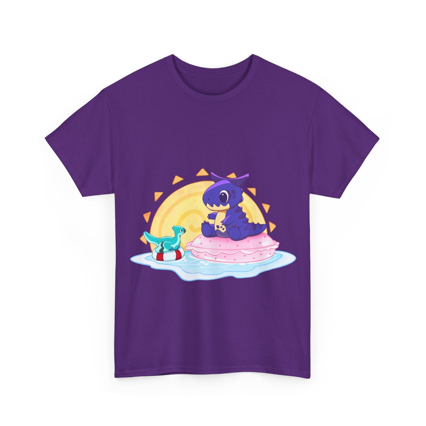 Limited Edition Carnotaurus with Archaeopteryx Sidekick Plushie Concept Art - T-Shirt (UK/EU/USA EDITION)