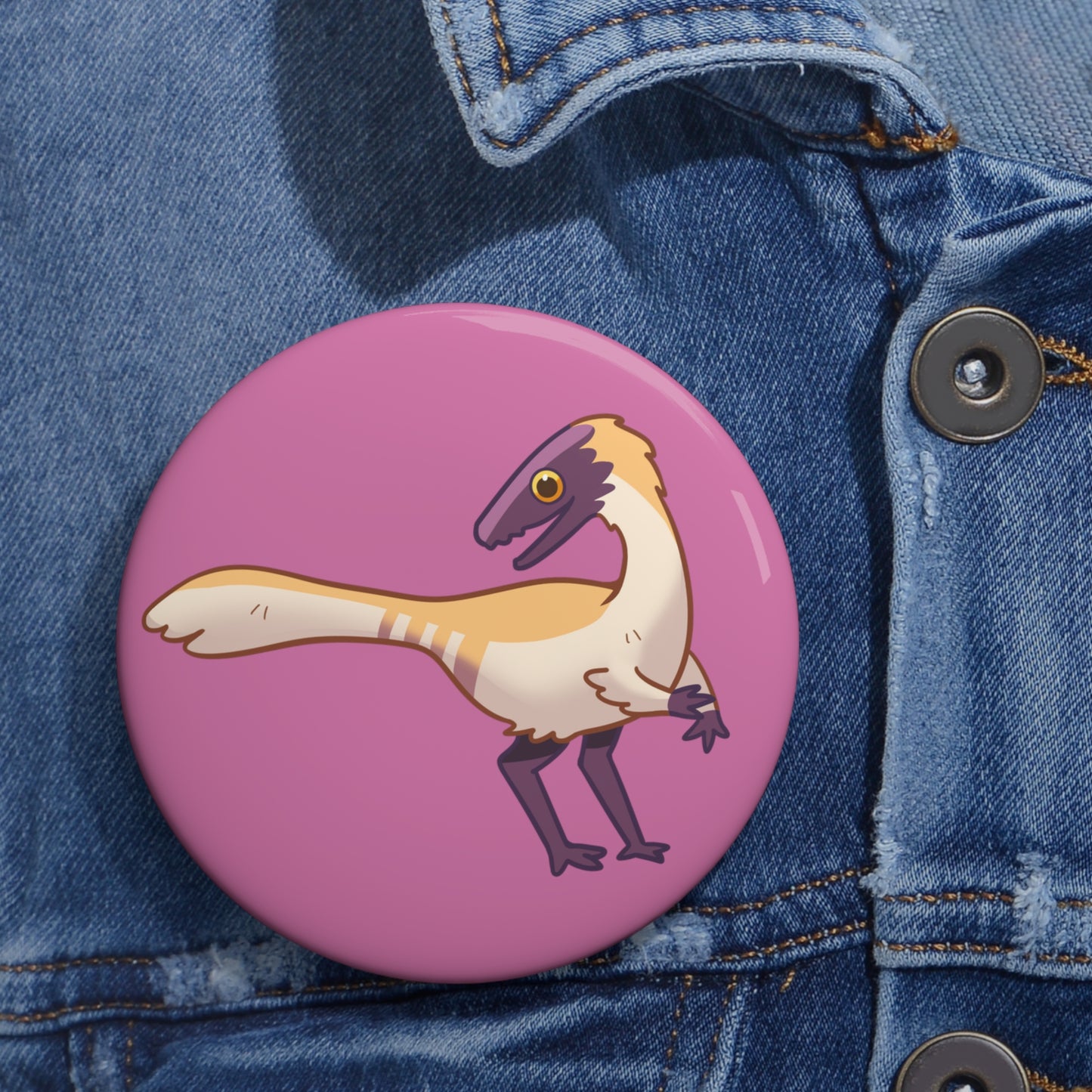 Compsognathus Pin Badge