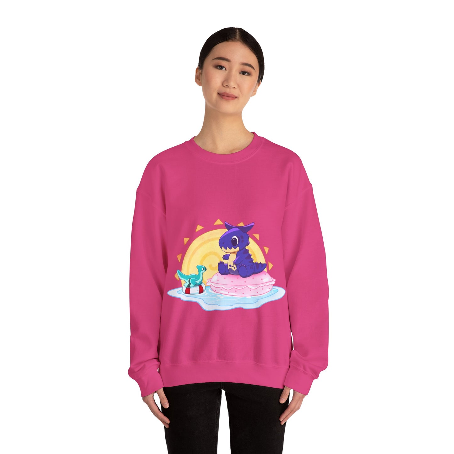 Limited Edition Carnotaurus with Archaeopteryx Sidekick Plushie Concept Art - Sweatshirt (UK, USA, EU, CAN EDITION)