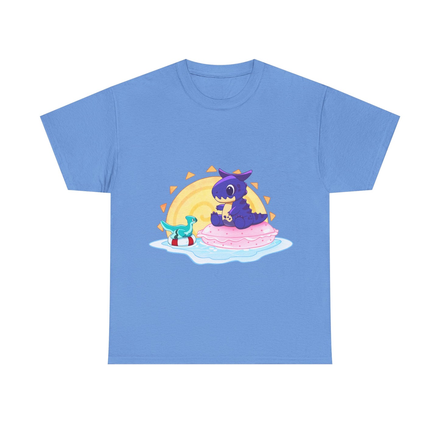 Limited Edition Carnotaurus with Archaeopteryx Sidekick Plushie Concept Art - T-Shirt (UK/EU/USA EDITION)