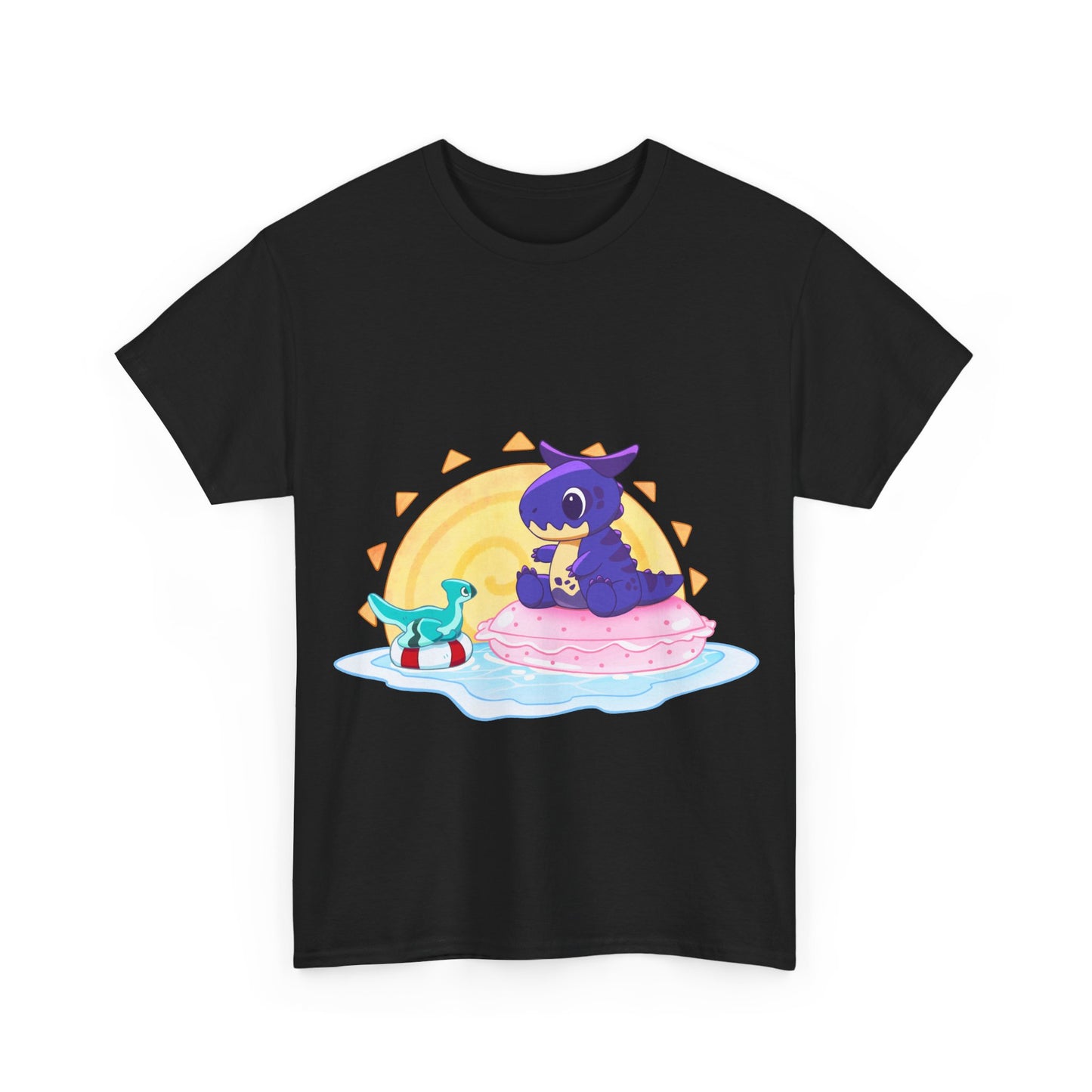 Limited Edition Carnotaurus with Archaeopteryx Sidekick Plushie Concept Art - T-Shirt (UK/EU/USA EDITION)