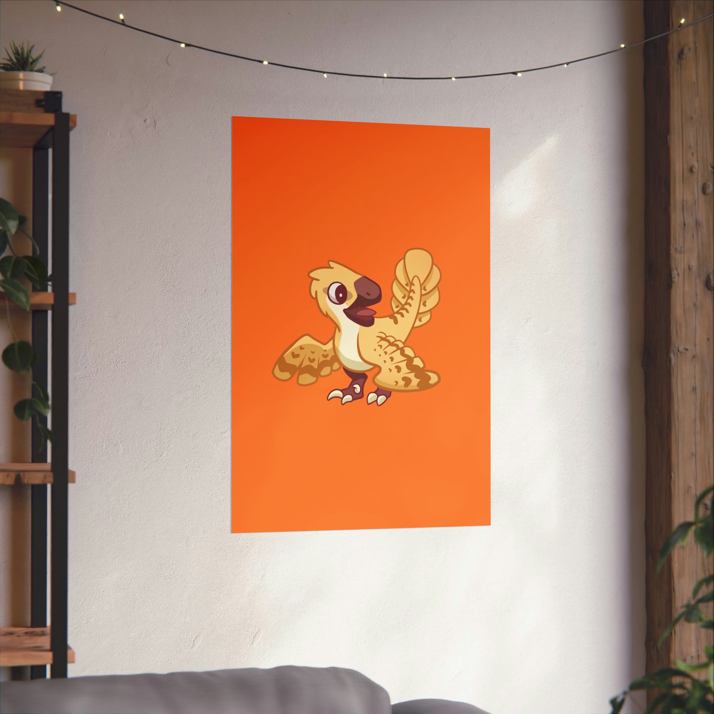 Deinonychus Matte Poster
