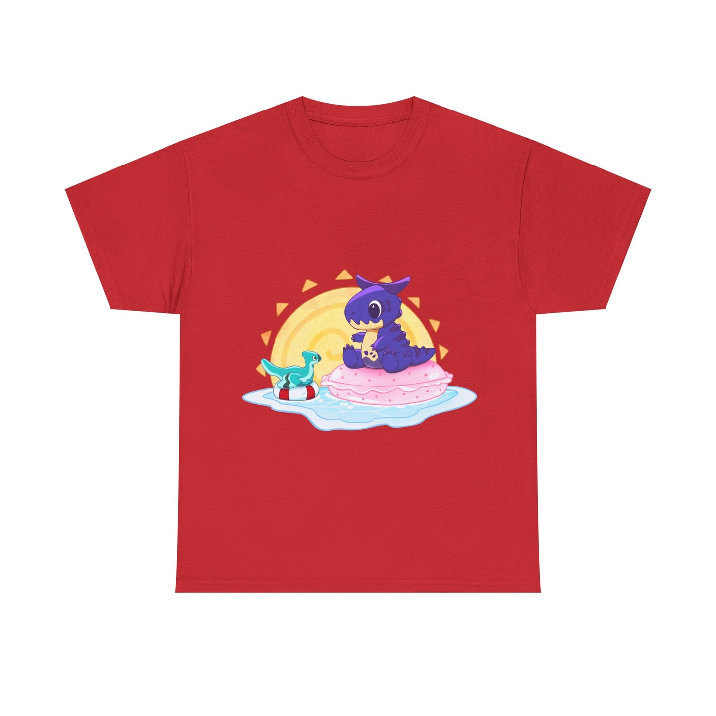 Limited Edition Carnotaurus with Archaeopteryx Sidekick Plushie Concept Art - T-Shirt (UK/EU/USA EDITION)