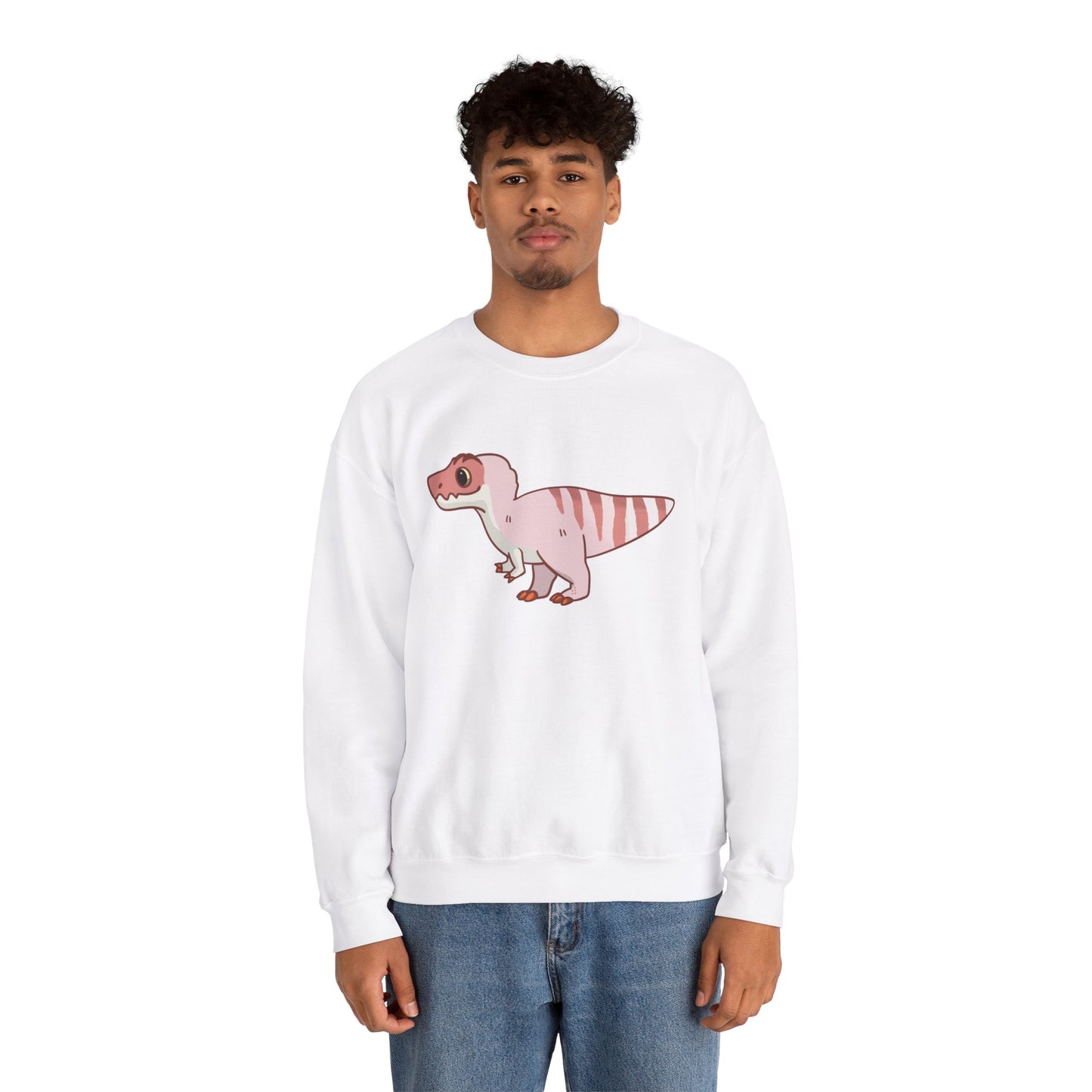 Strawberry Tyrannosaurus Rex - Unisex Heavy Blend™ Crewneck Sweatshirt