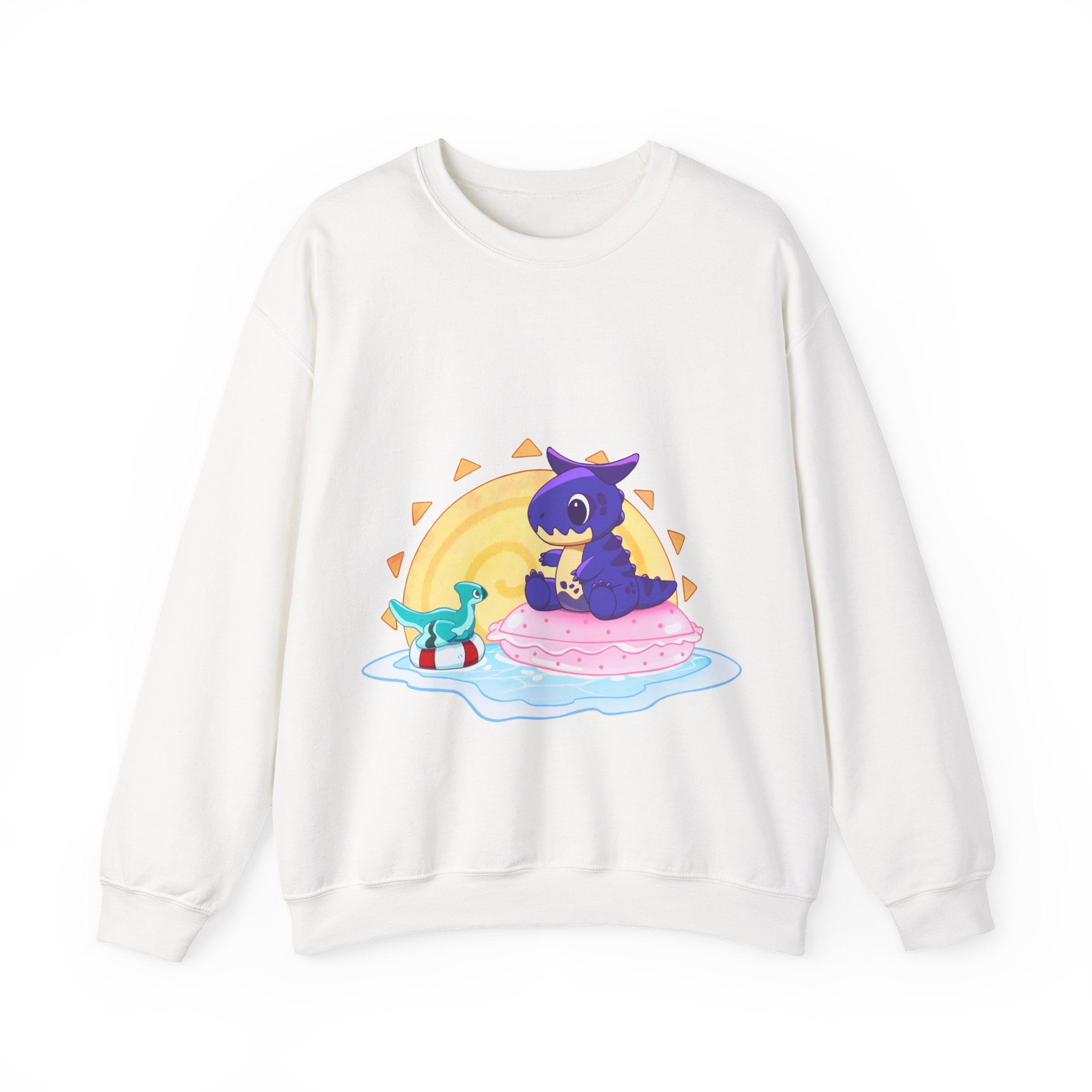 Limited Edition Carnotaurus with Archaeopteryx Sidekick Plushie Concept Art - Sweatshirt (UK, USA, EU, CAN EDITION)