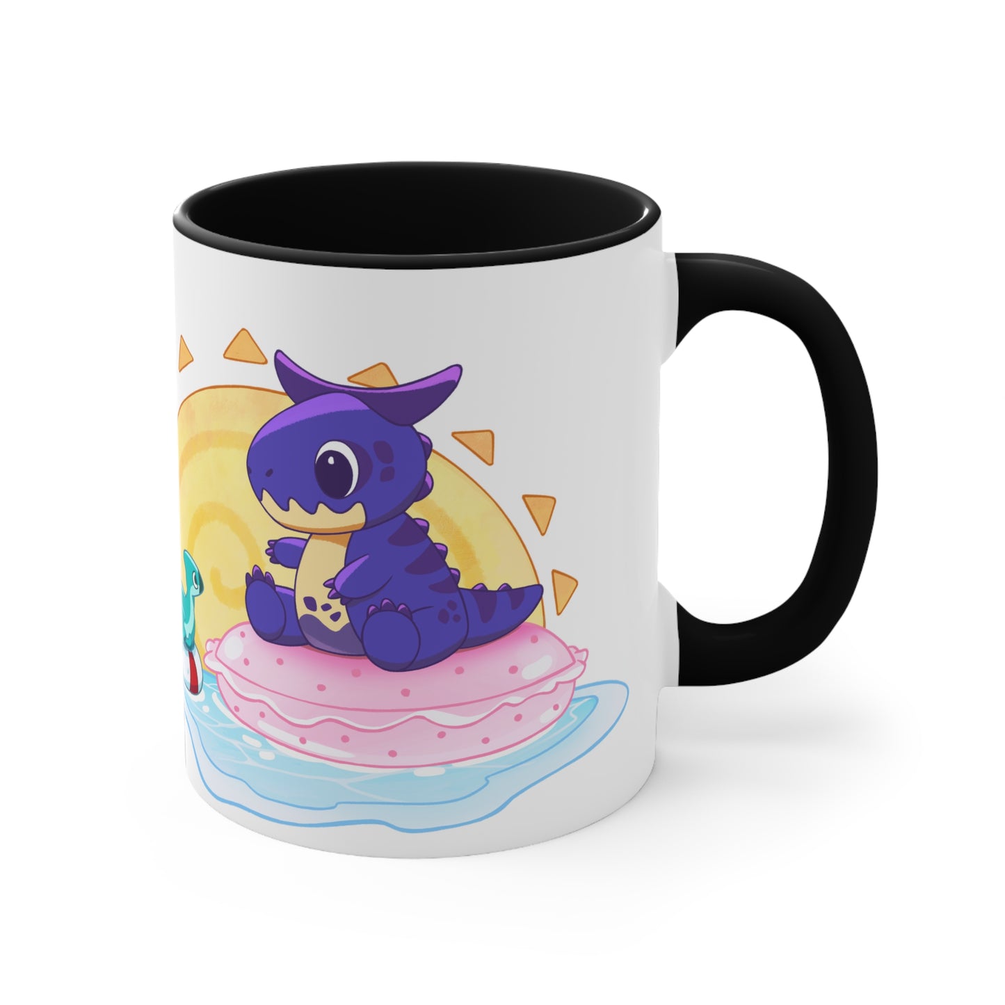Limited Edition Carnotaurus with Archaeopteryx Sidekick Plushie Concept Art - Mug